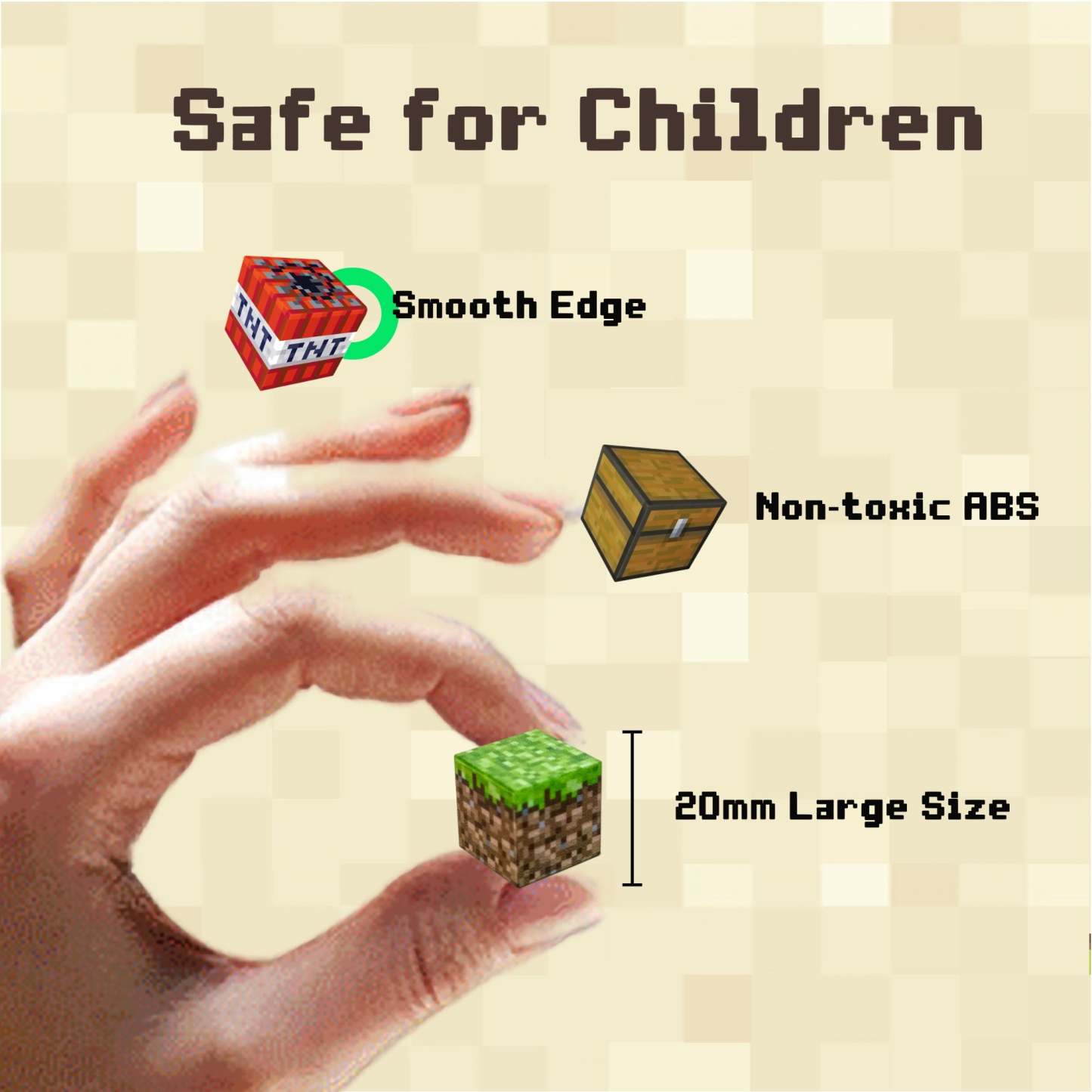 PixelCubic Magnetic Blocks - Mine Rail