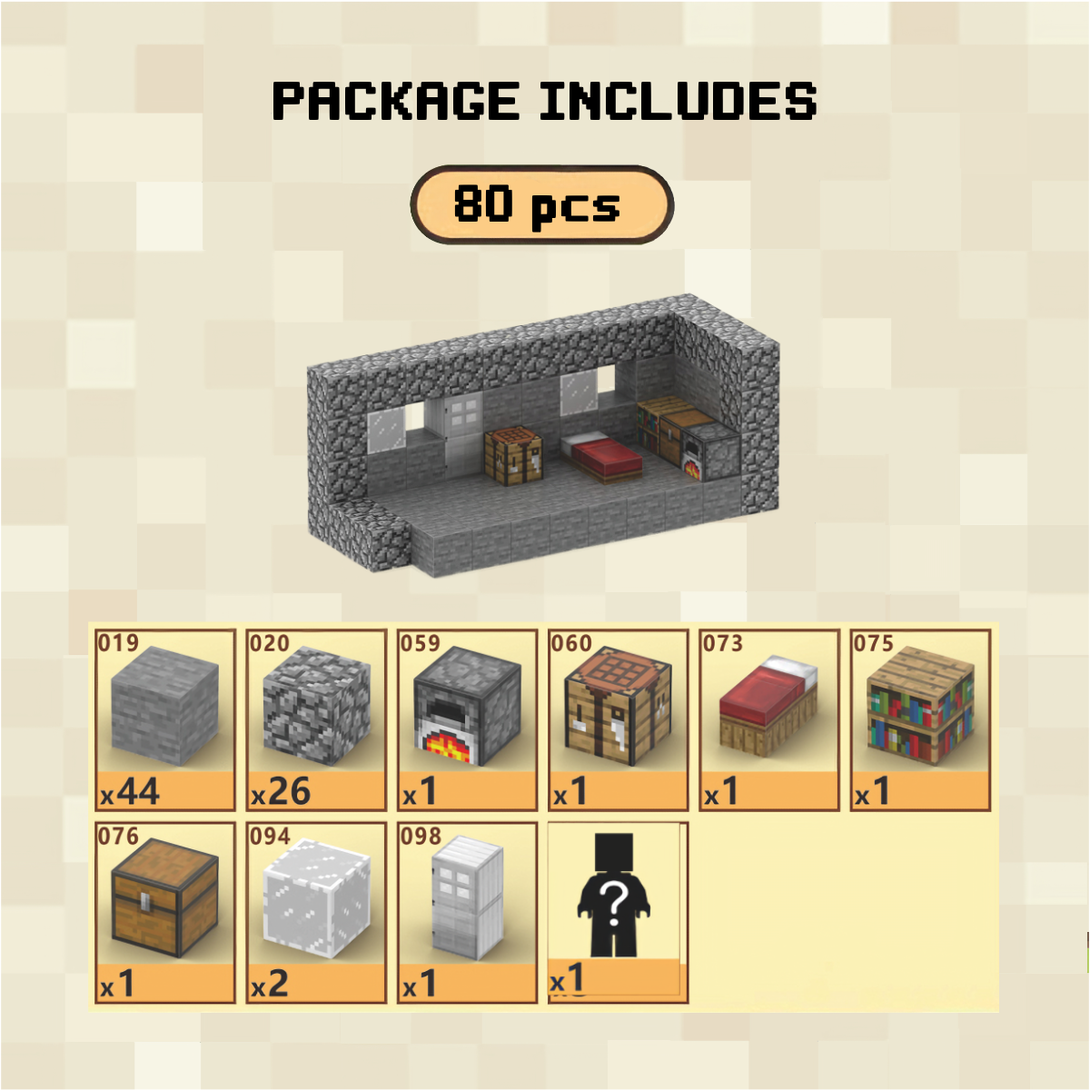 Stone House Magnetic Blocks