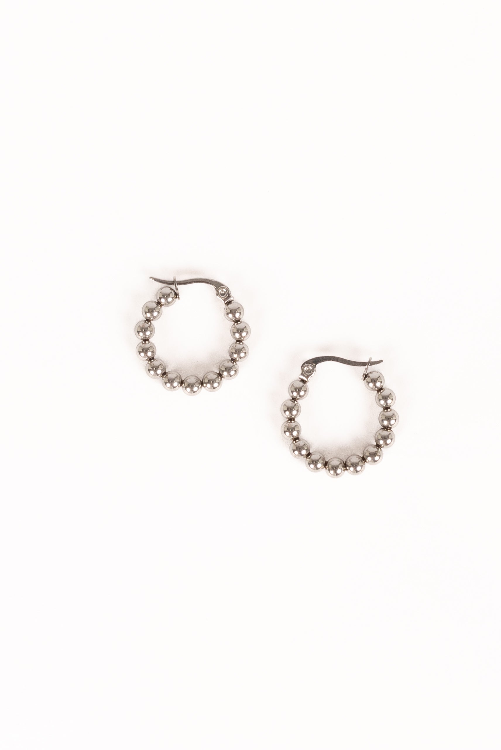 Chloe Hoop Earrings - Silver-Aur Fashion