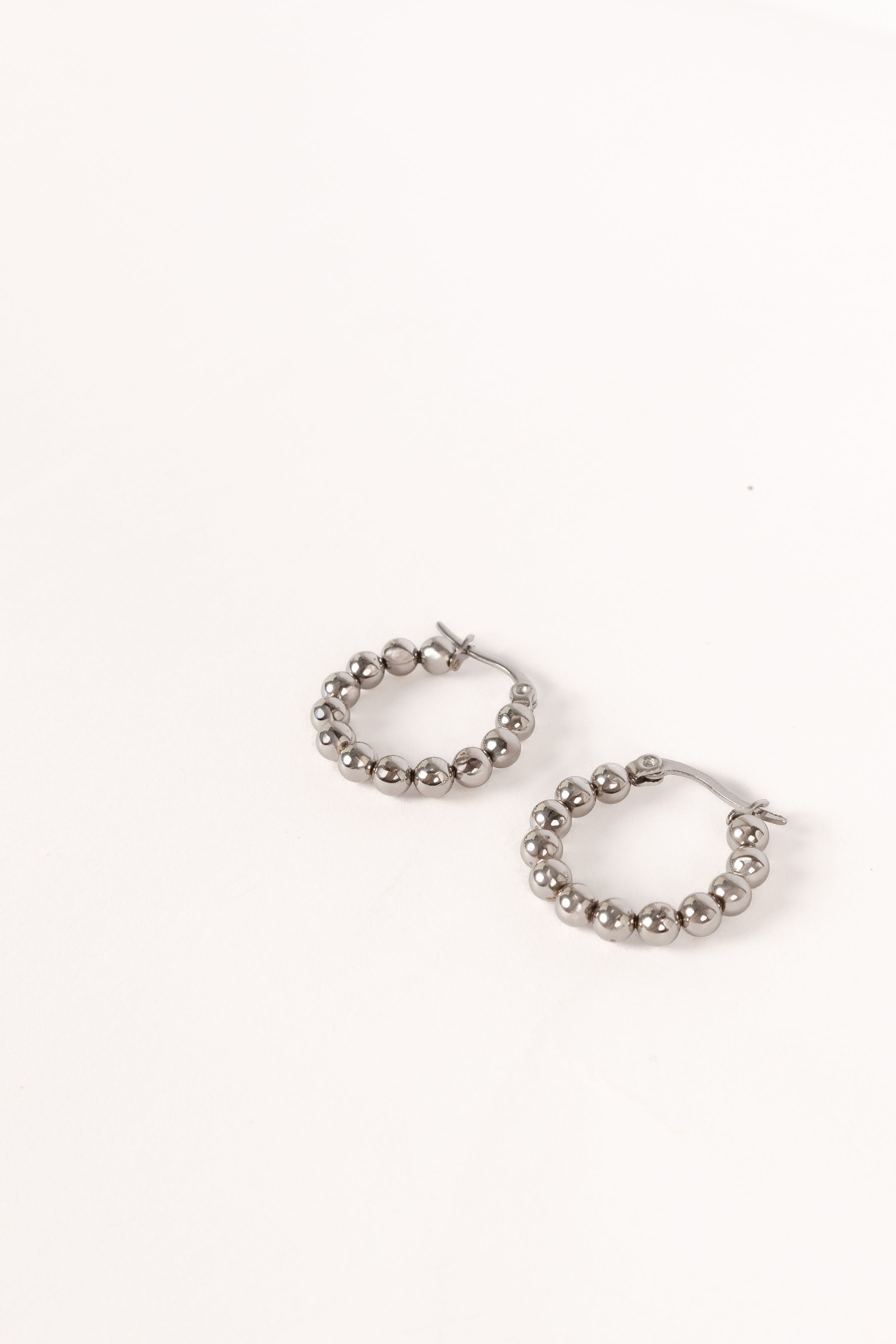 Chloe Hoop Earrings - Silver-Aur Fashion