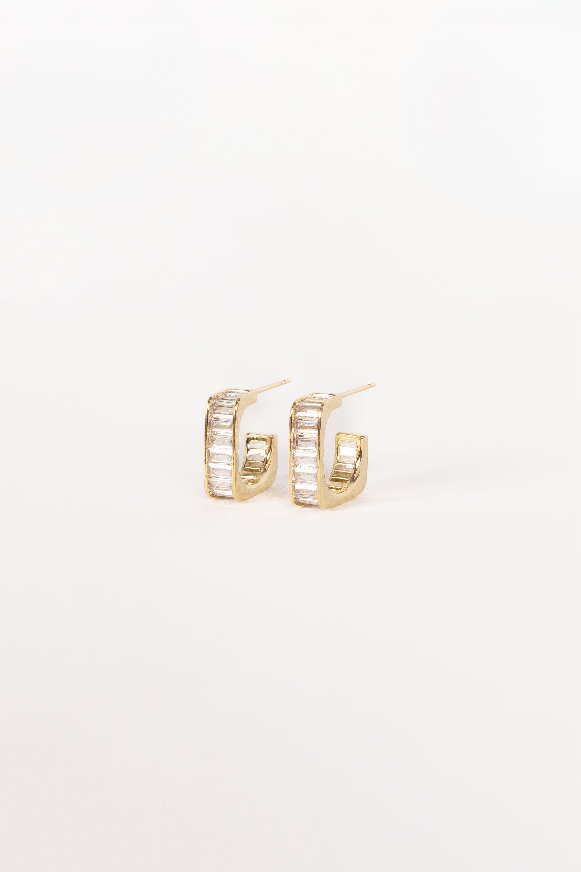 Tiffany Hoop Earrings - Gold-Aur Fashion