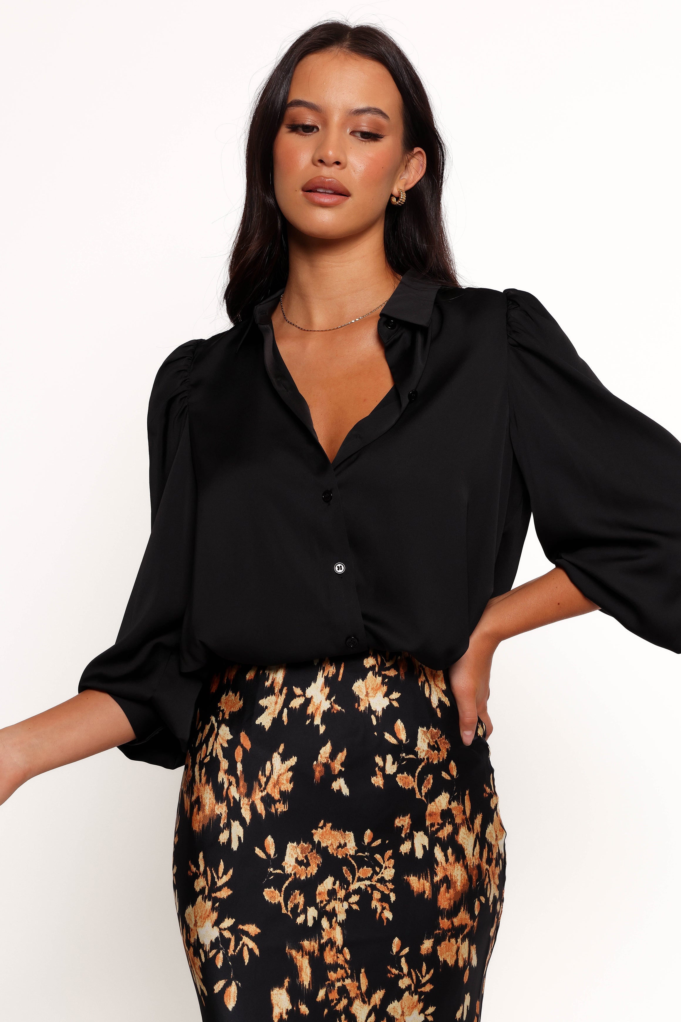 Melodie Top - Black-Aur Fashion