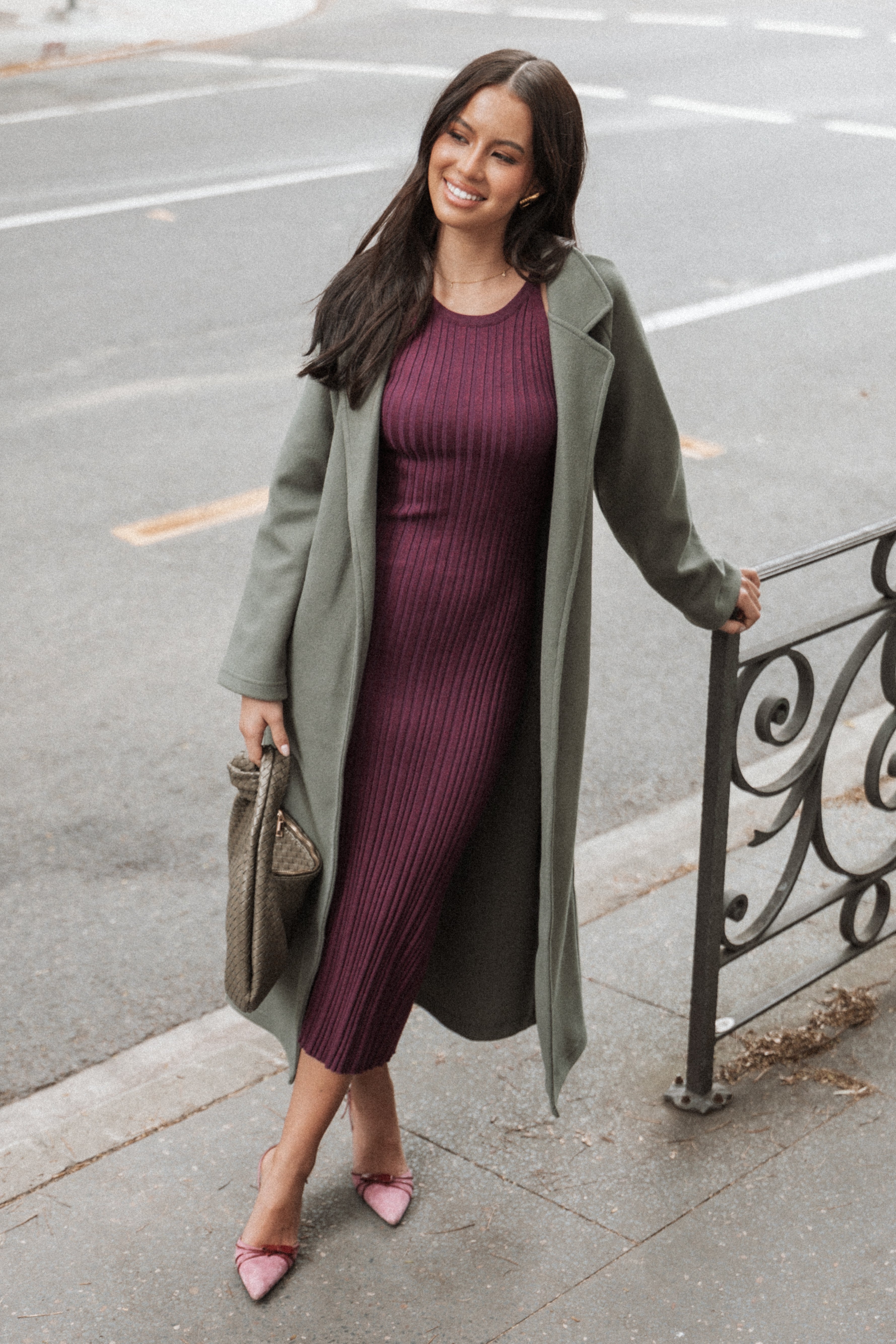 Brighton Maxi Dress - Plum-Aur Fashion
