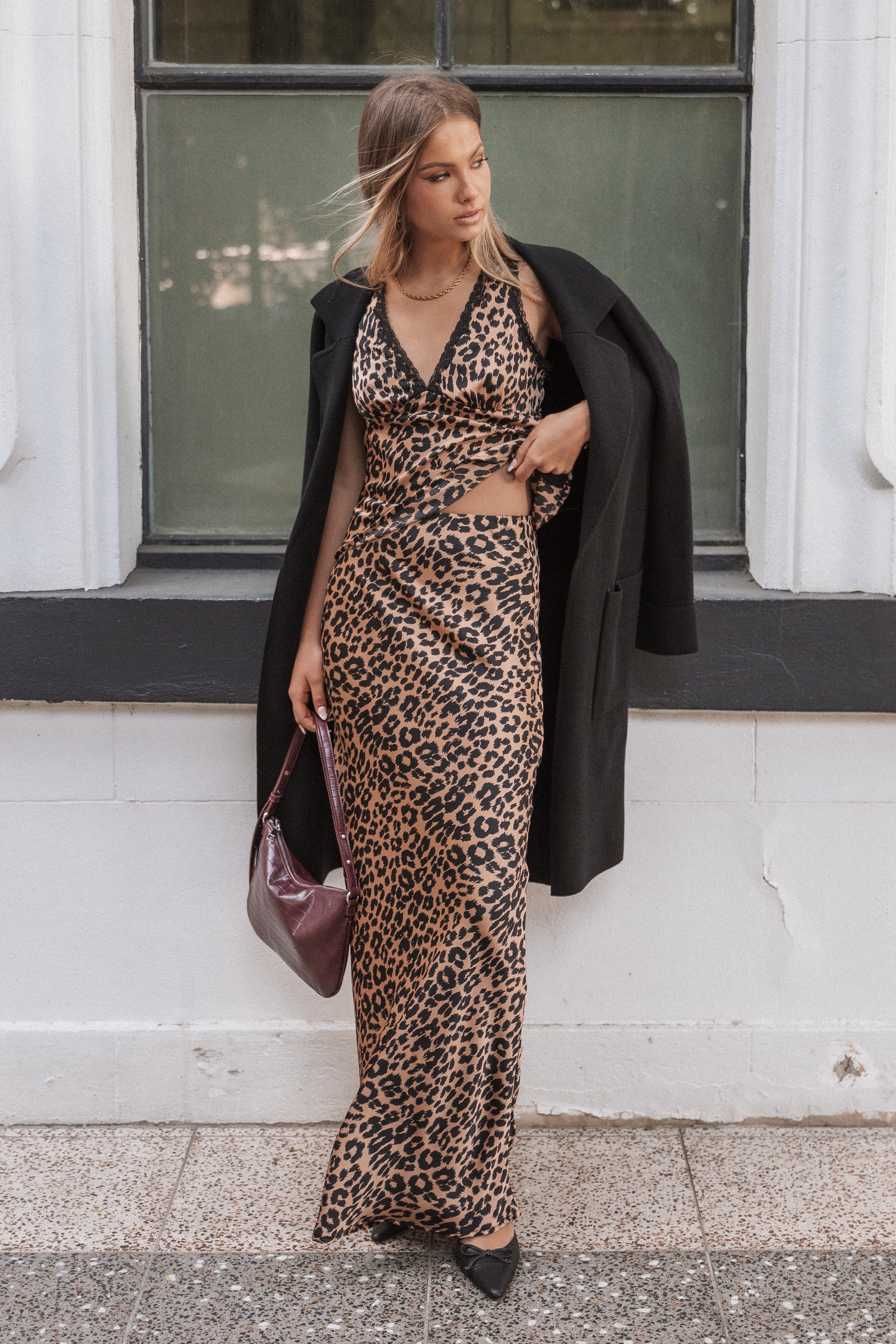 Velman Skirt - Leopard-Aur Fashion