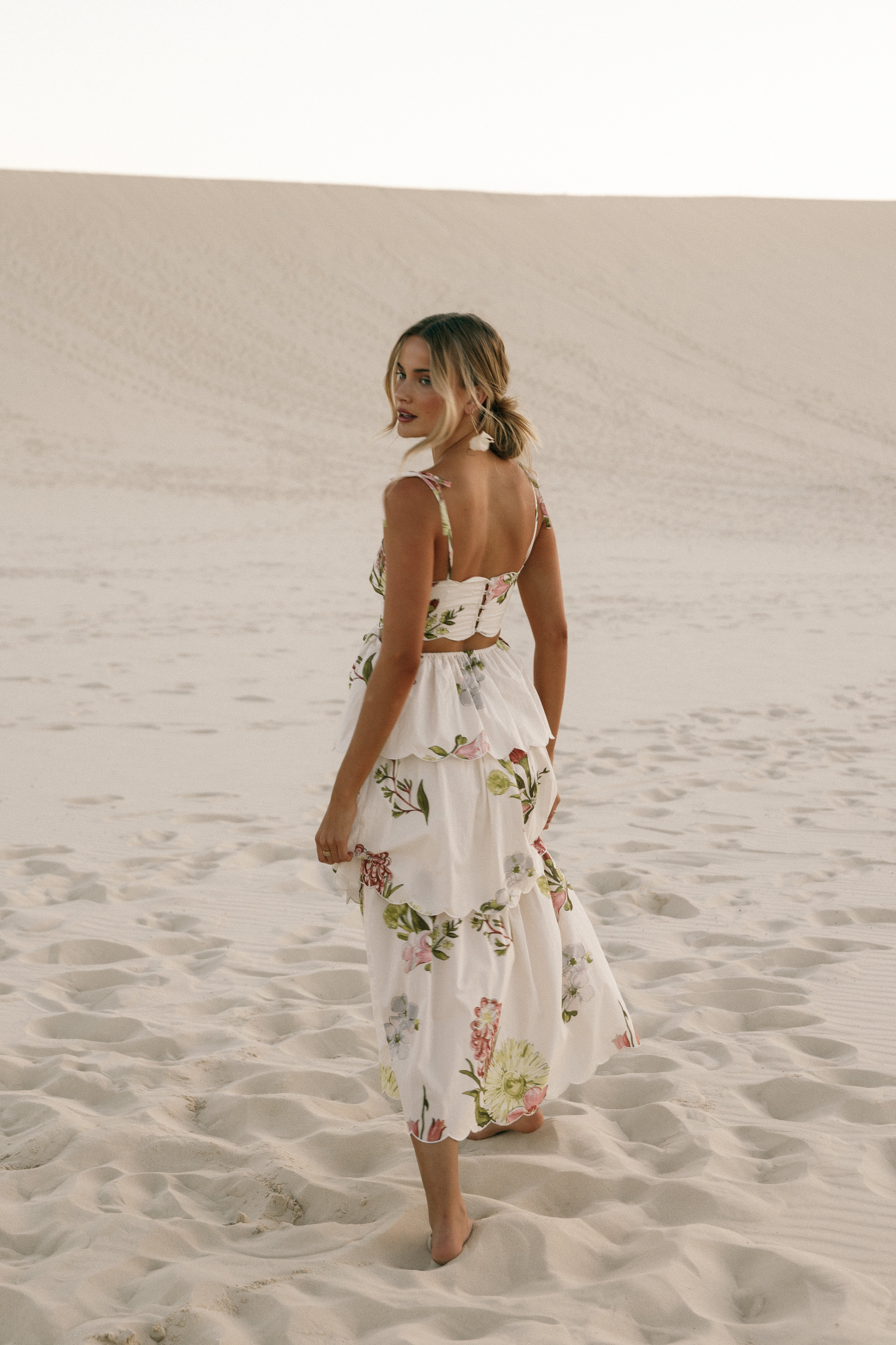 Adelaide Maxi Dress - Native Flora-Aur Fashion