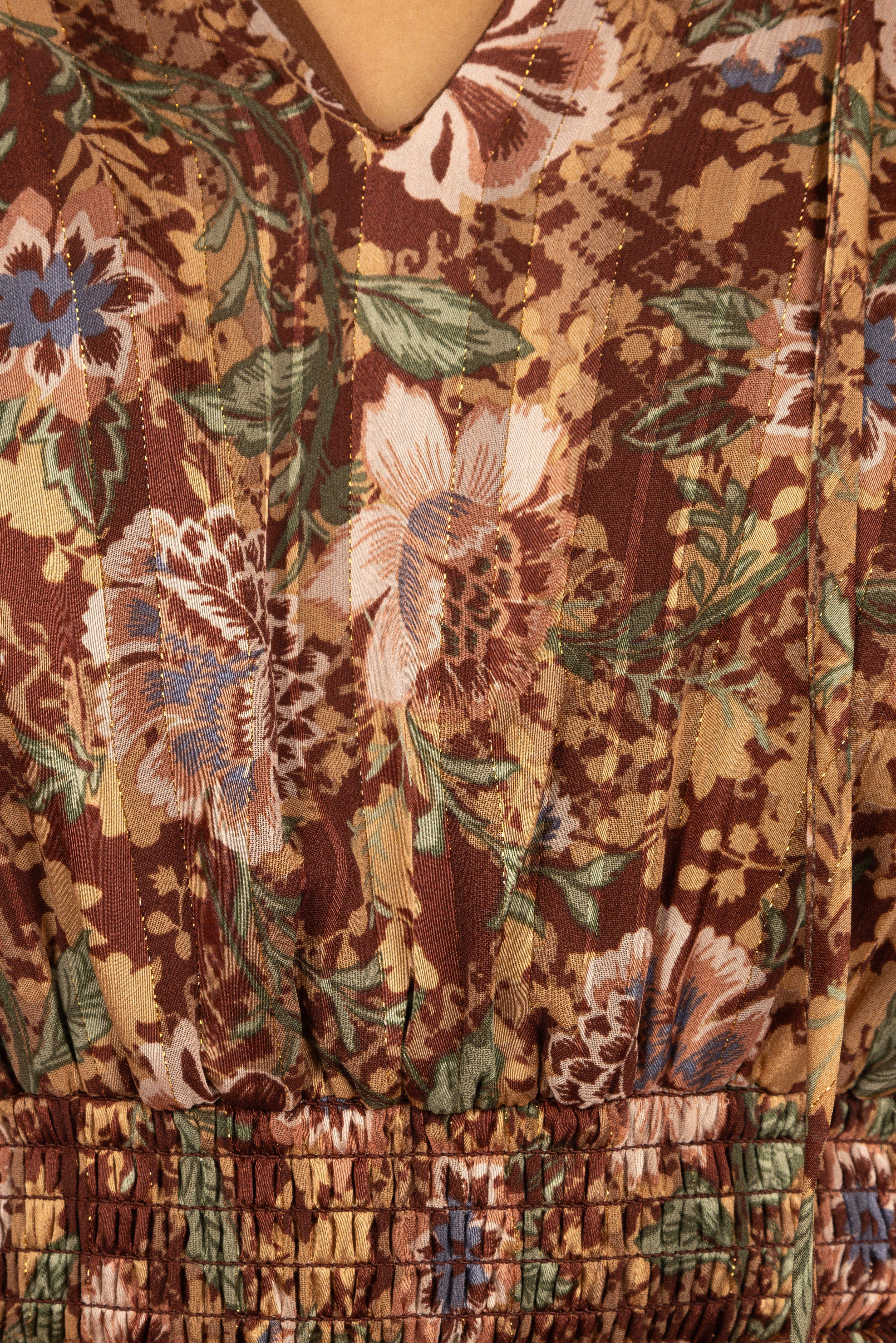 Alby Long Sleeve Mini Dress - Chocolate Brown-Aur Fashion