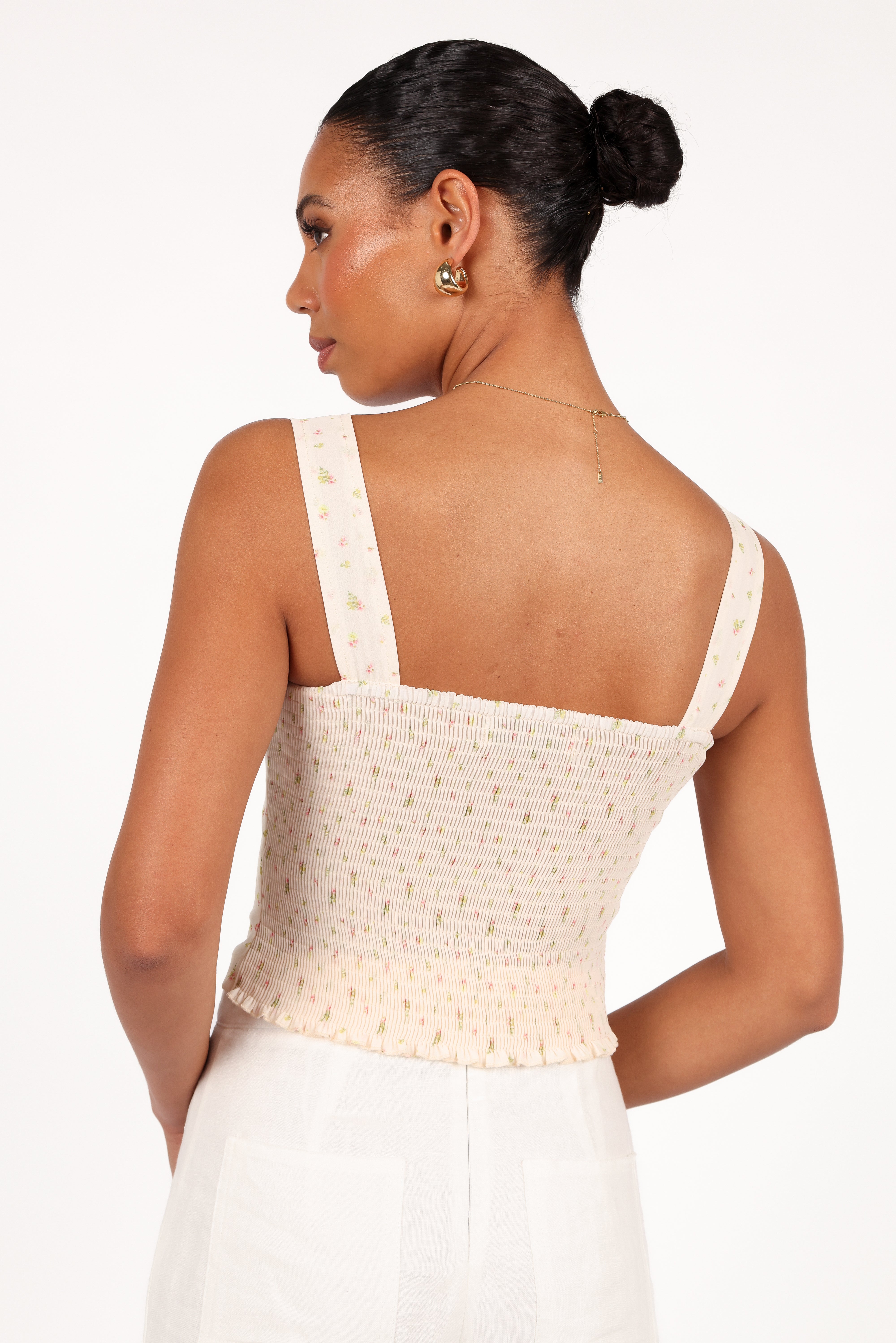 Alice Corset Top - Tiny Blooms-Aur Fashion