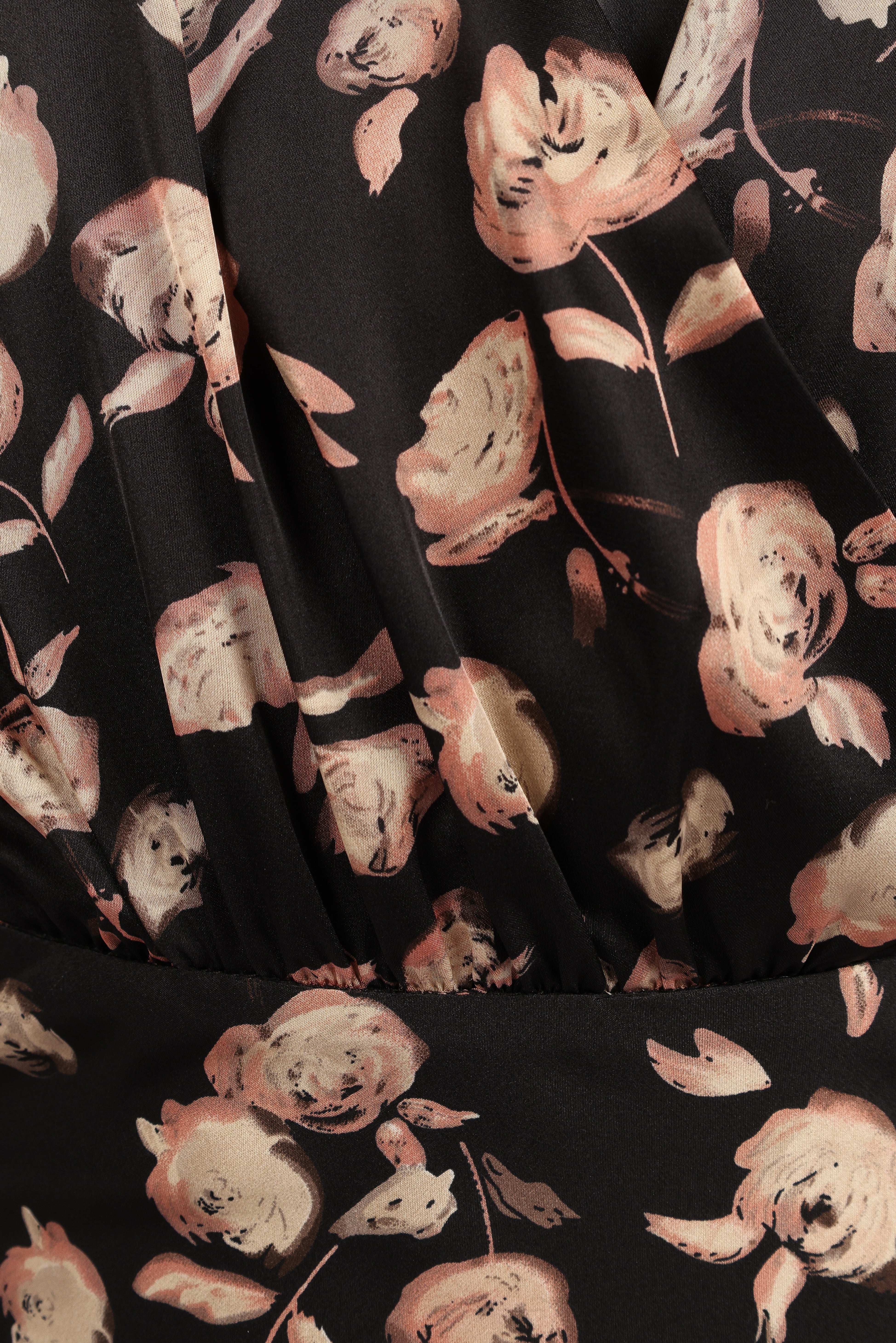 Amarlee Maxi Dress - Black Floral-Aur Fashion