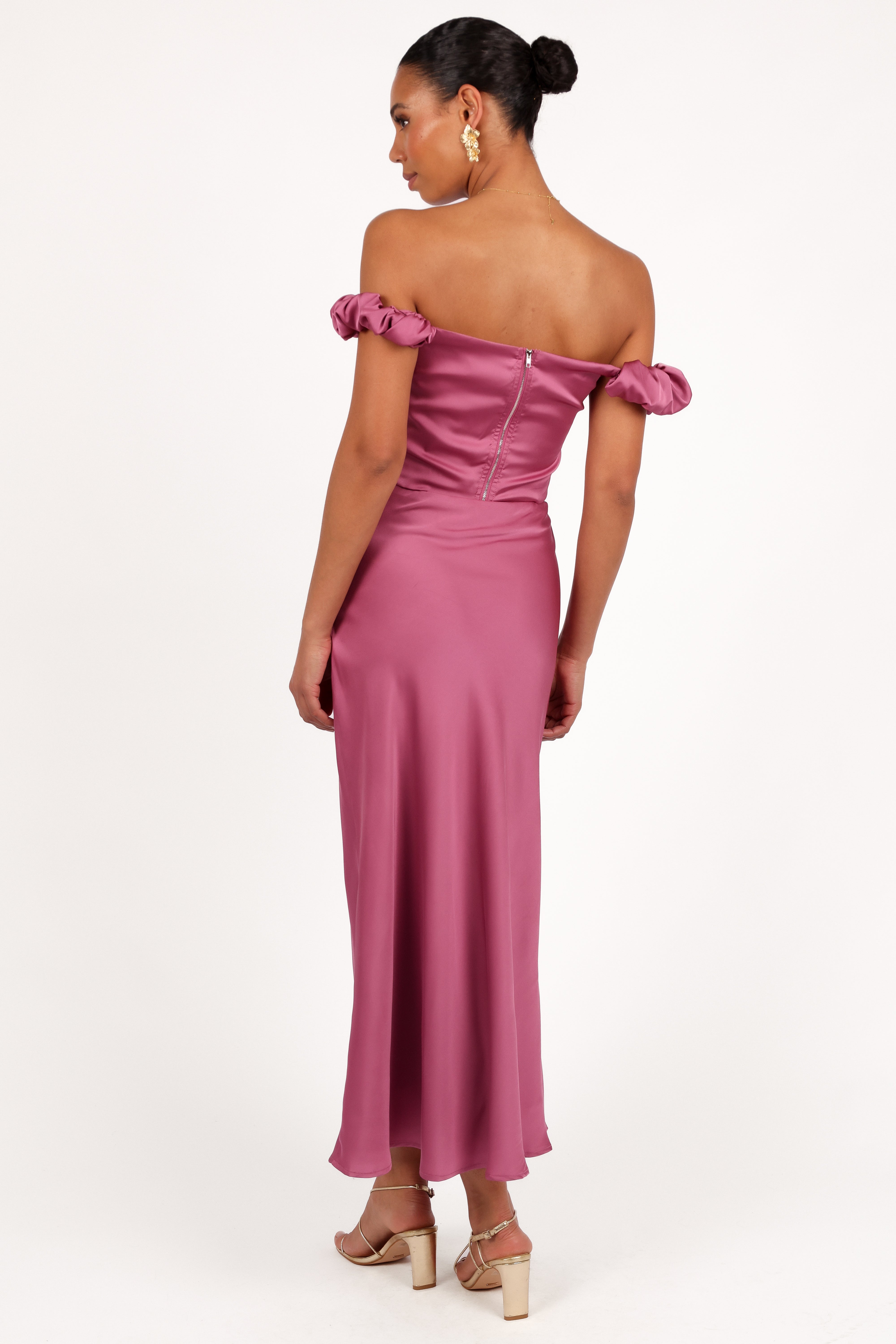 Arabella Two Piece Set - Dark Rose-Aur Fashion