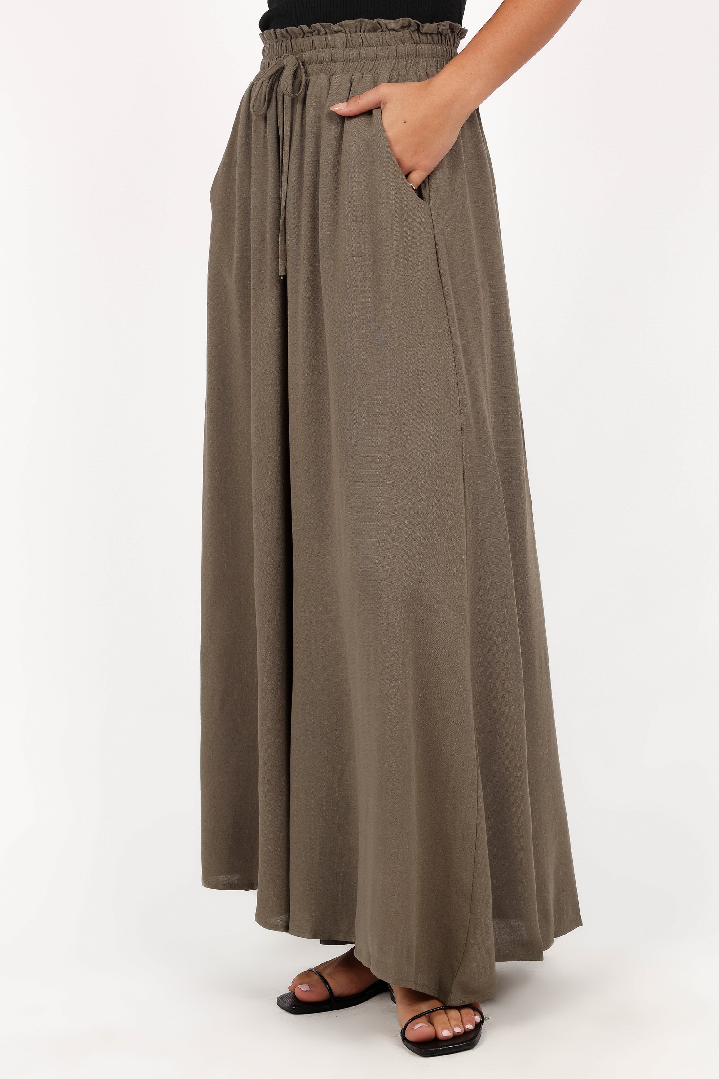Arden Pant - Olive-Aur Fashion