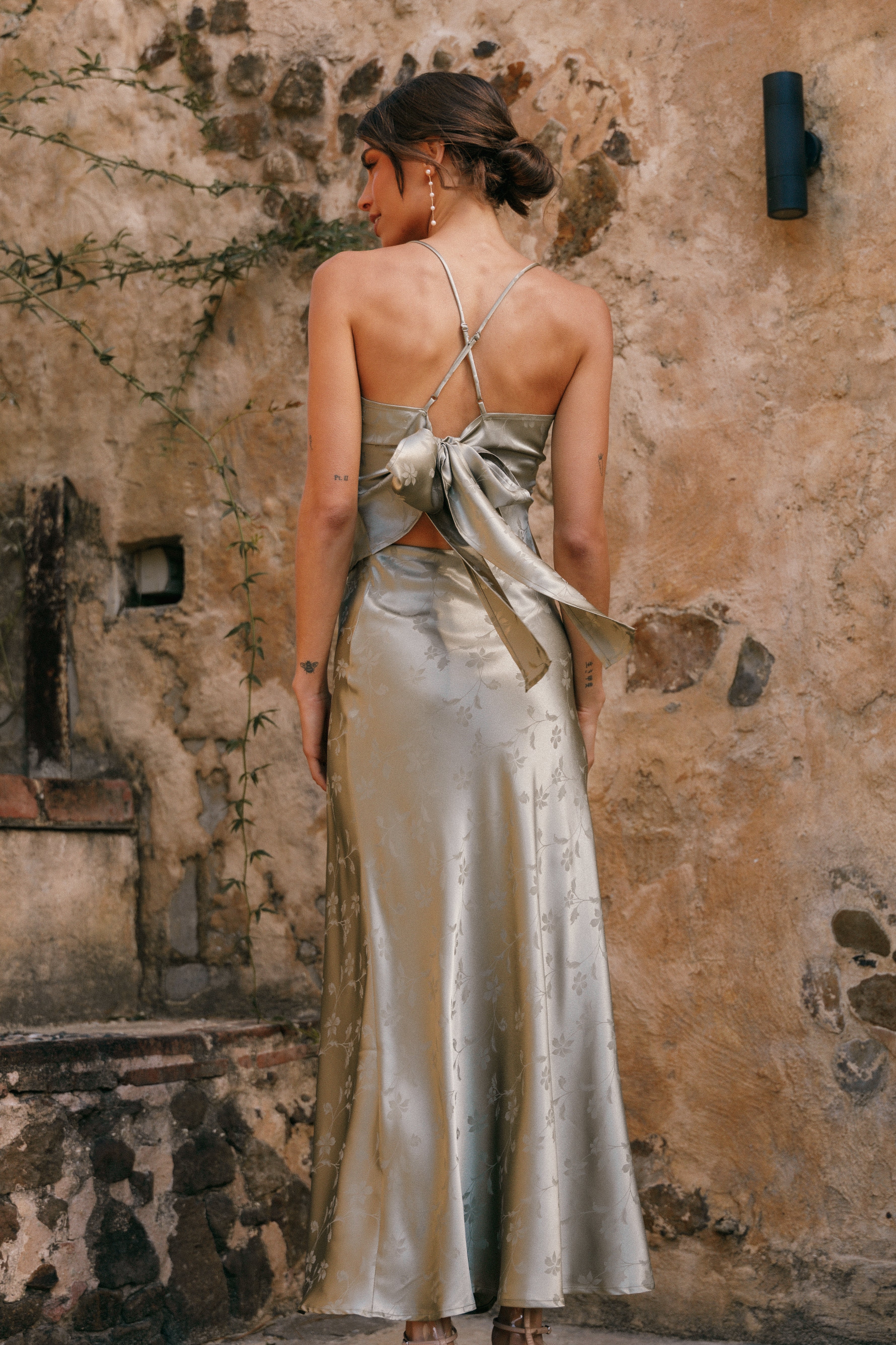 Belle Two Piece Set - Olive-Aur Fashion