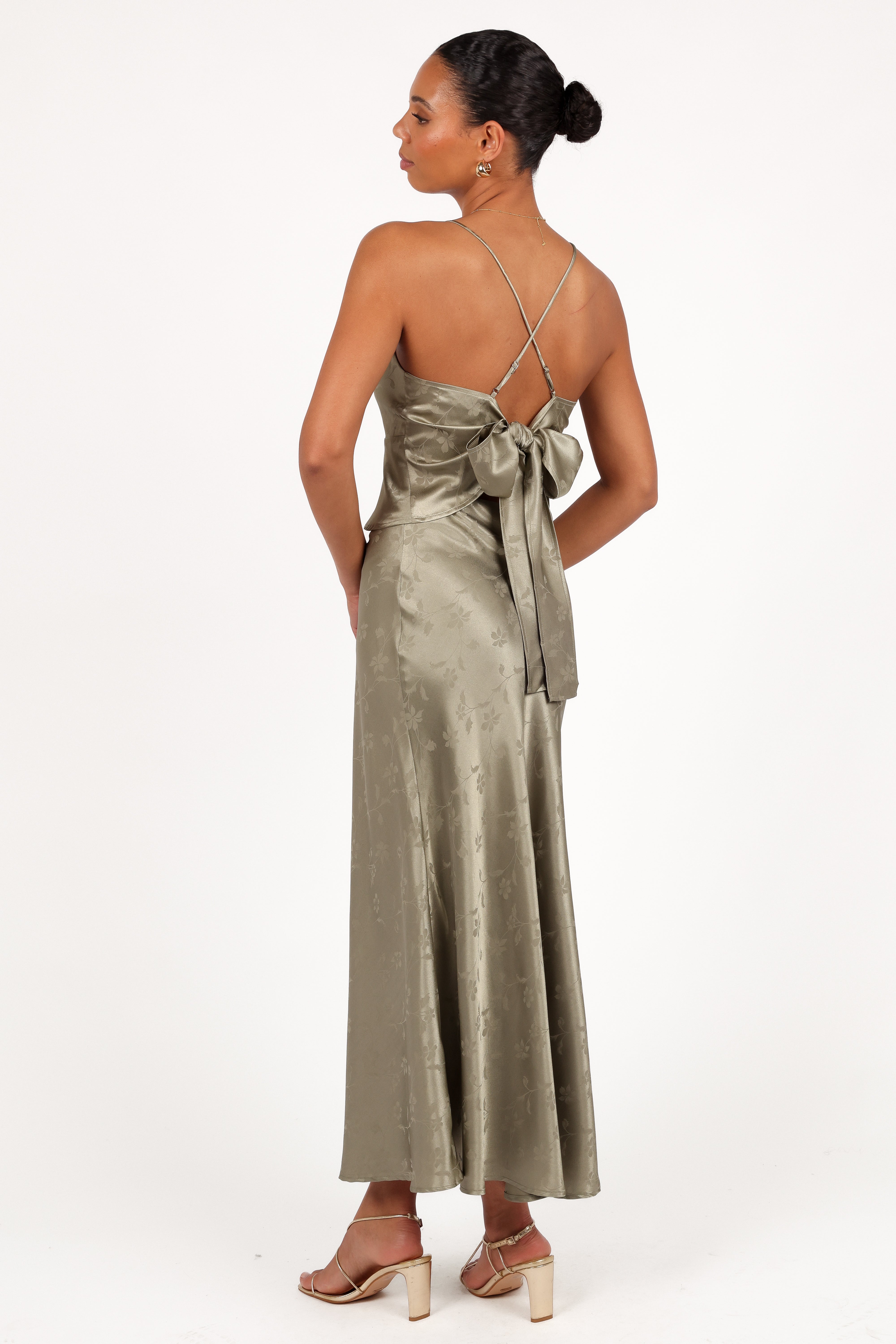 Belle Two Piece Set - Olive-Aur Fashion