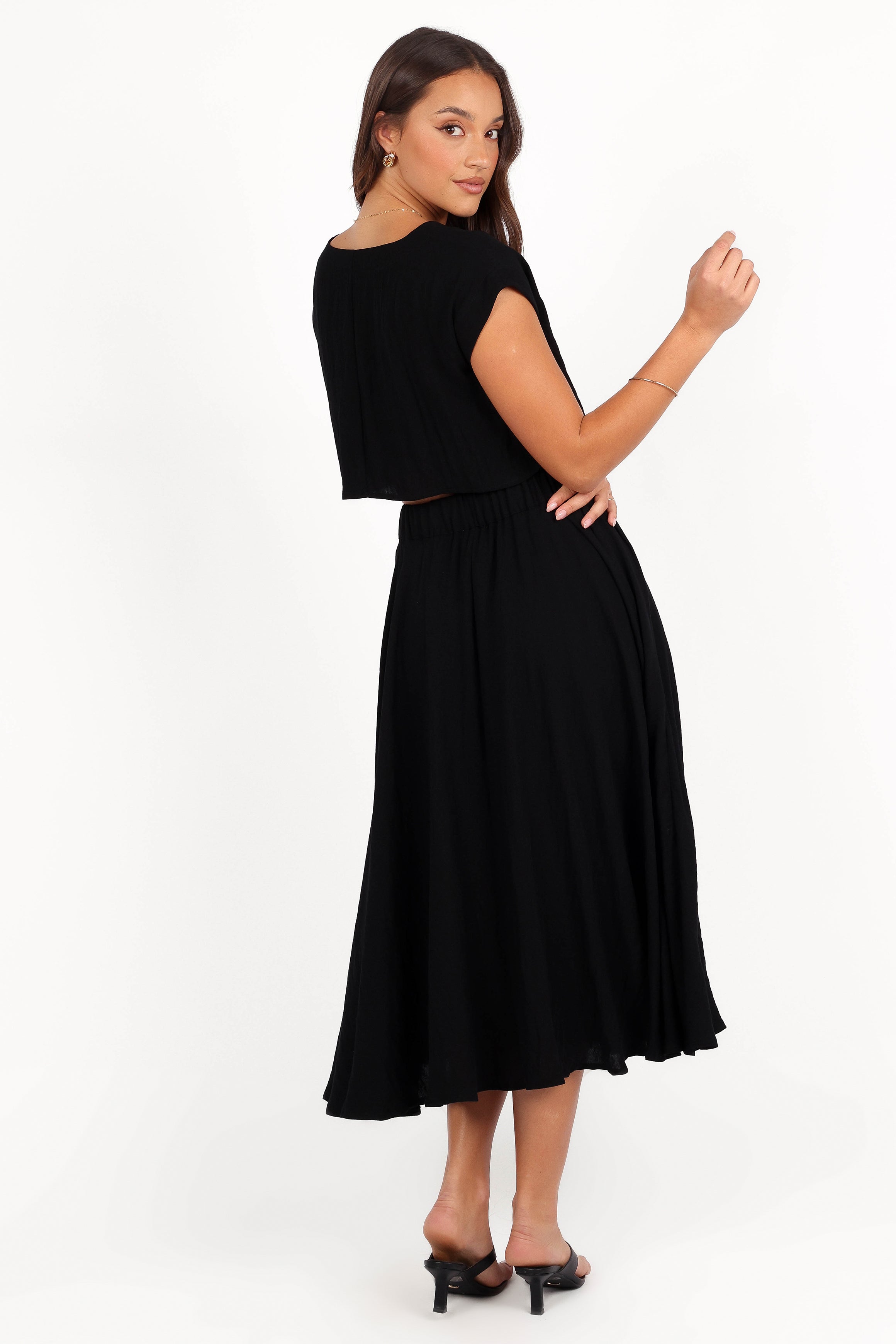 Bessie Two Piece Set - Black-Aur Fashion