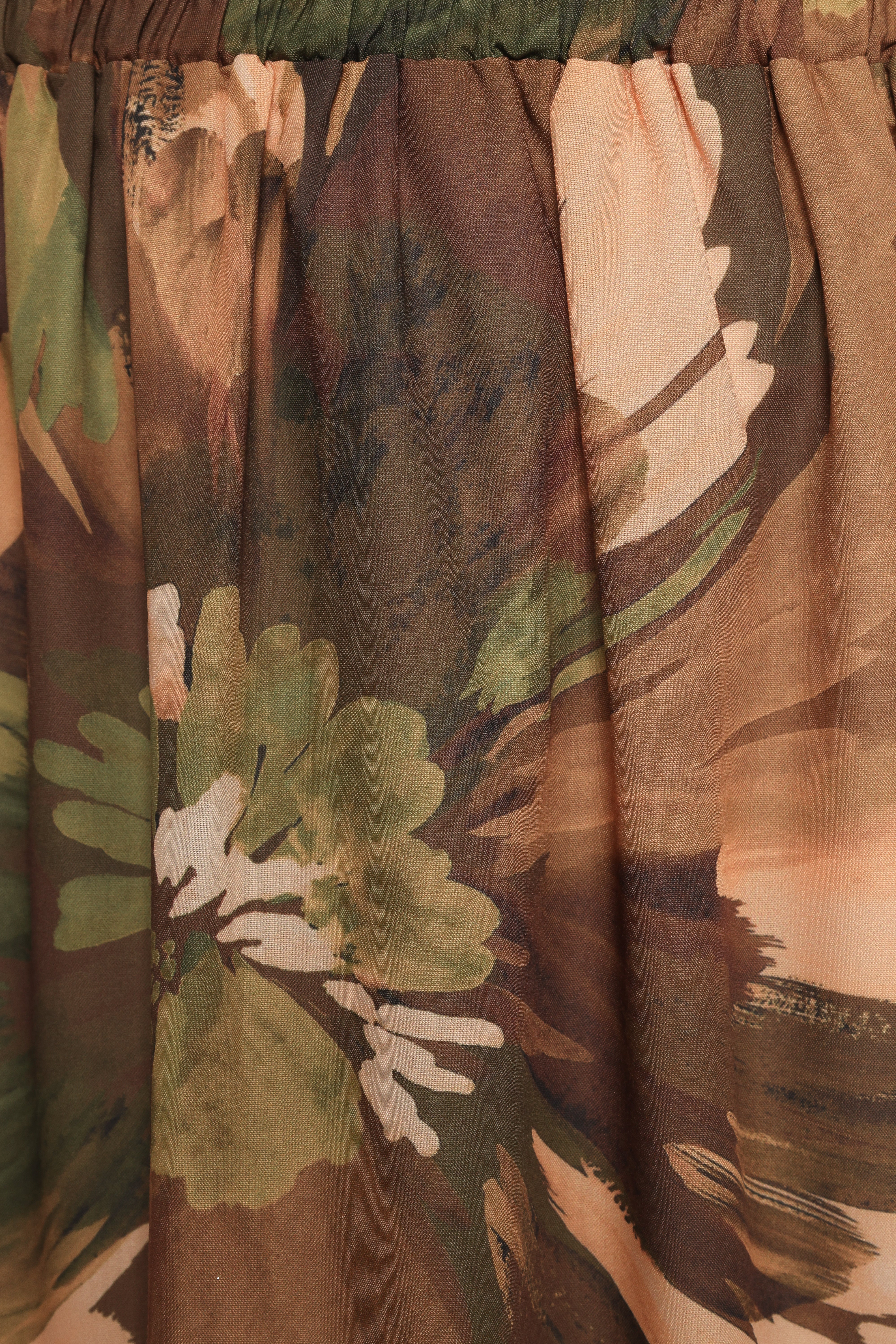 Beth Midi Skirt - Dark Floral-Aur Fashion