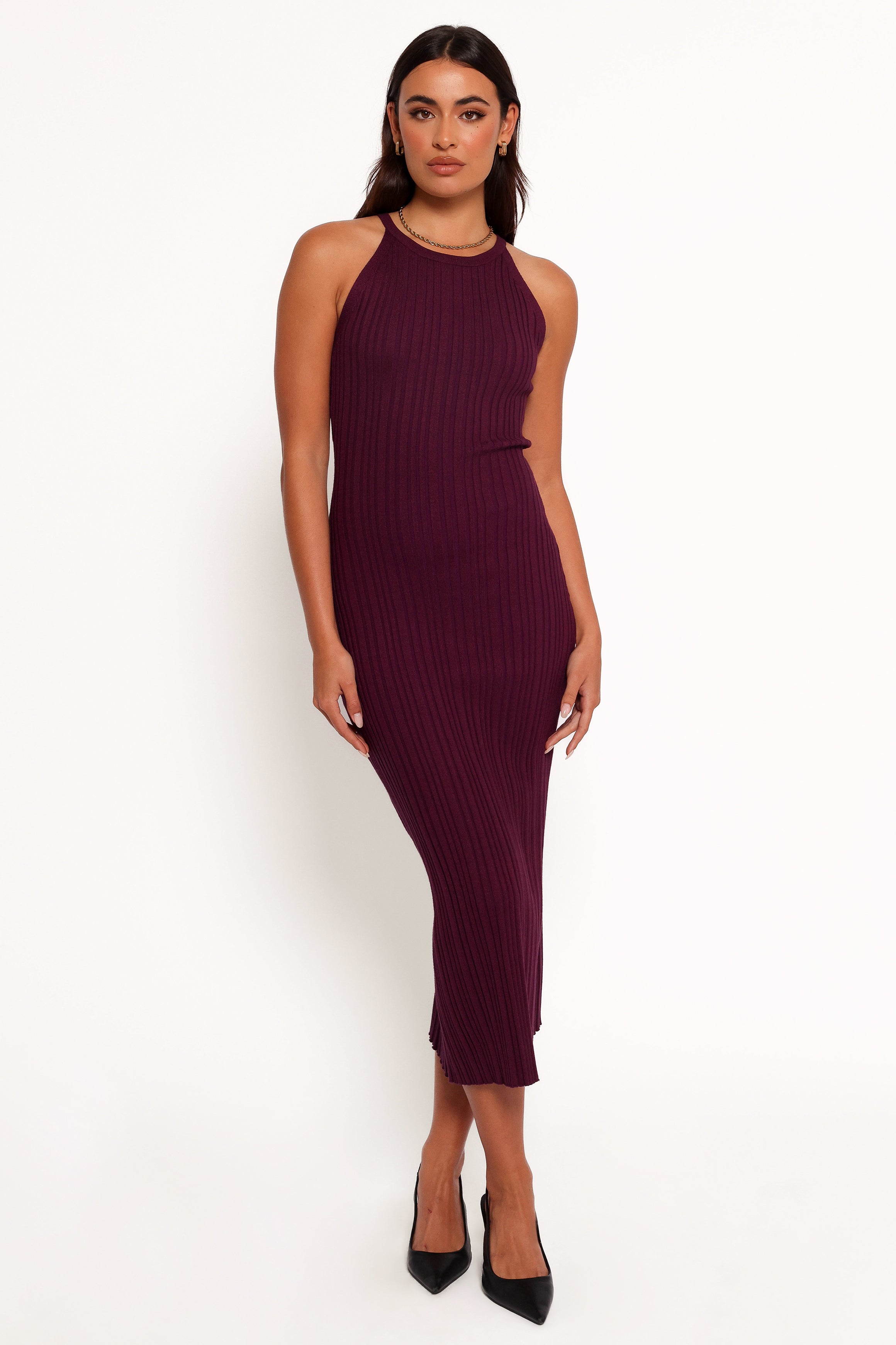 Brighton Maxi Dress - Plum-Aur Fashion