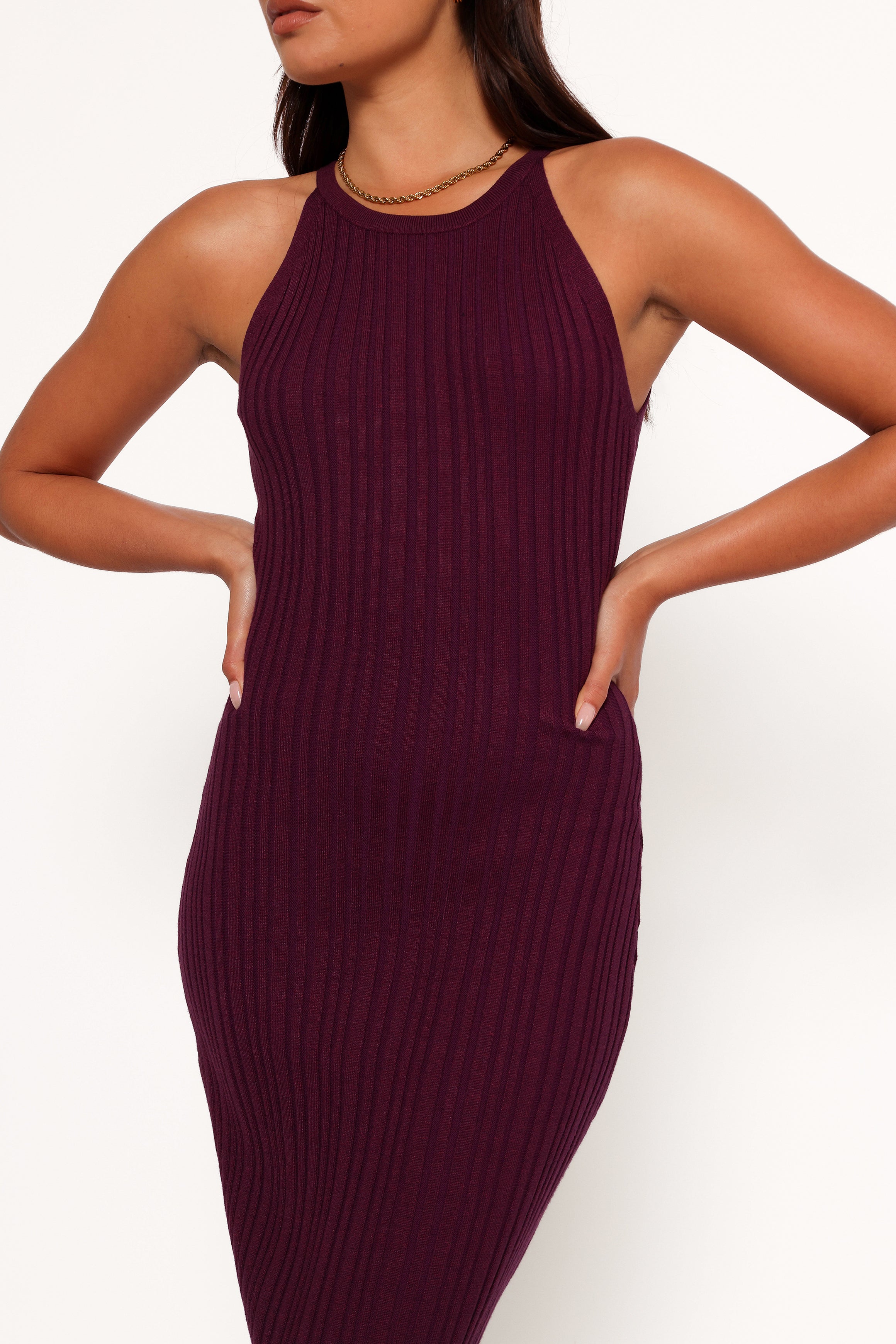 Brighton Maxi Dress - Plum-Aur Fashion