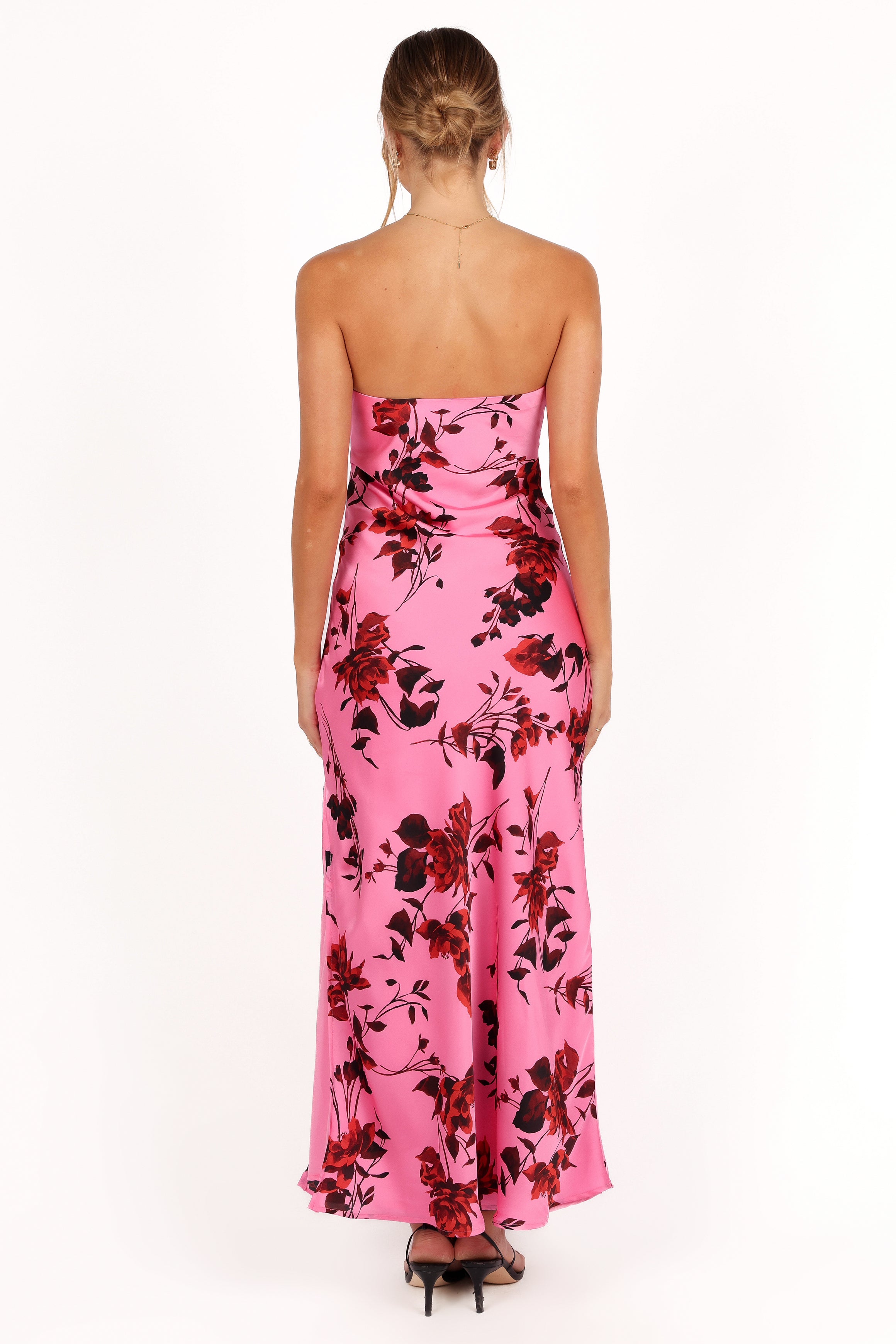 Bryden Maxi Strapless Dress - Rose/Pink-Aur Fashion