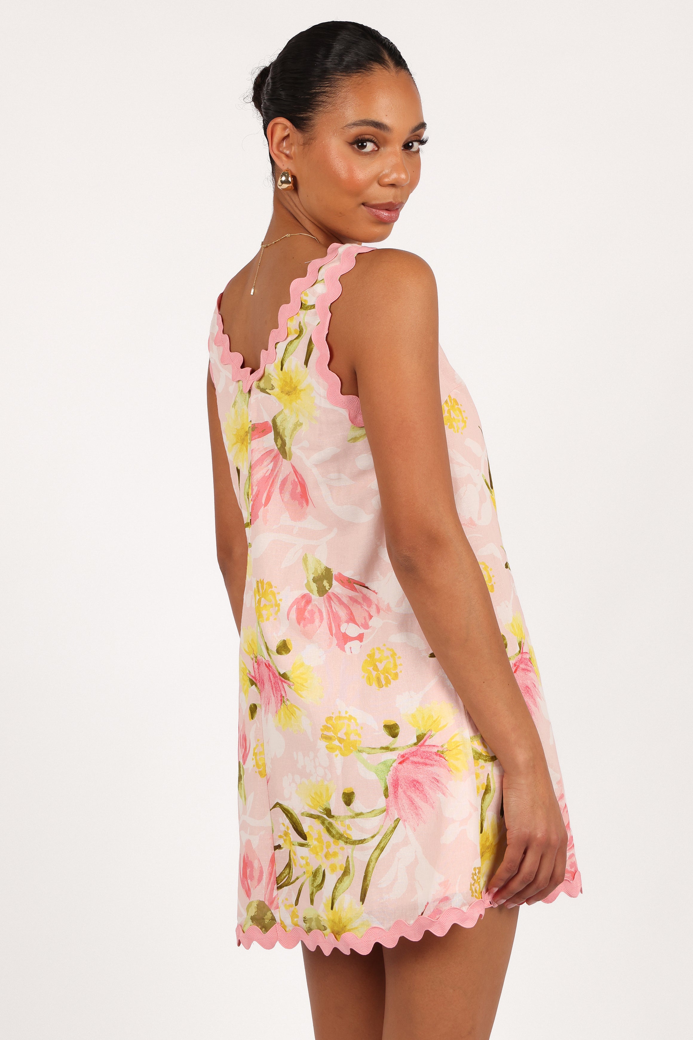 Calliope Mini Dress - Acacia Blossom-Aur Fashion