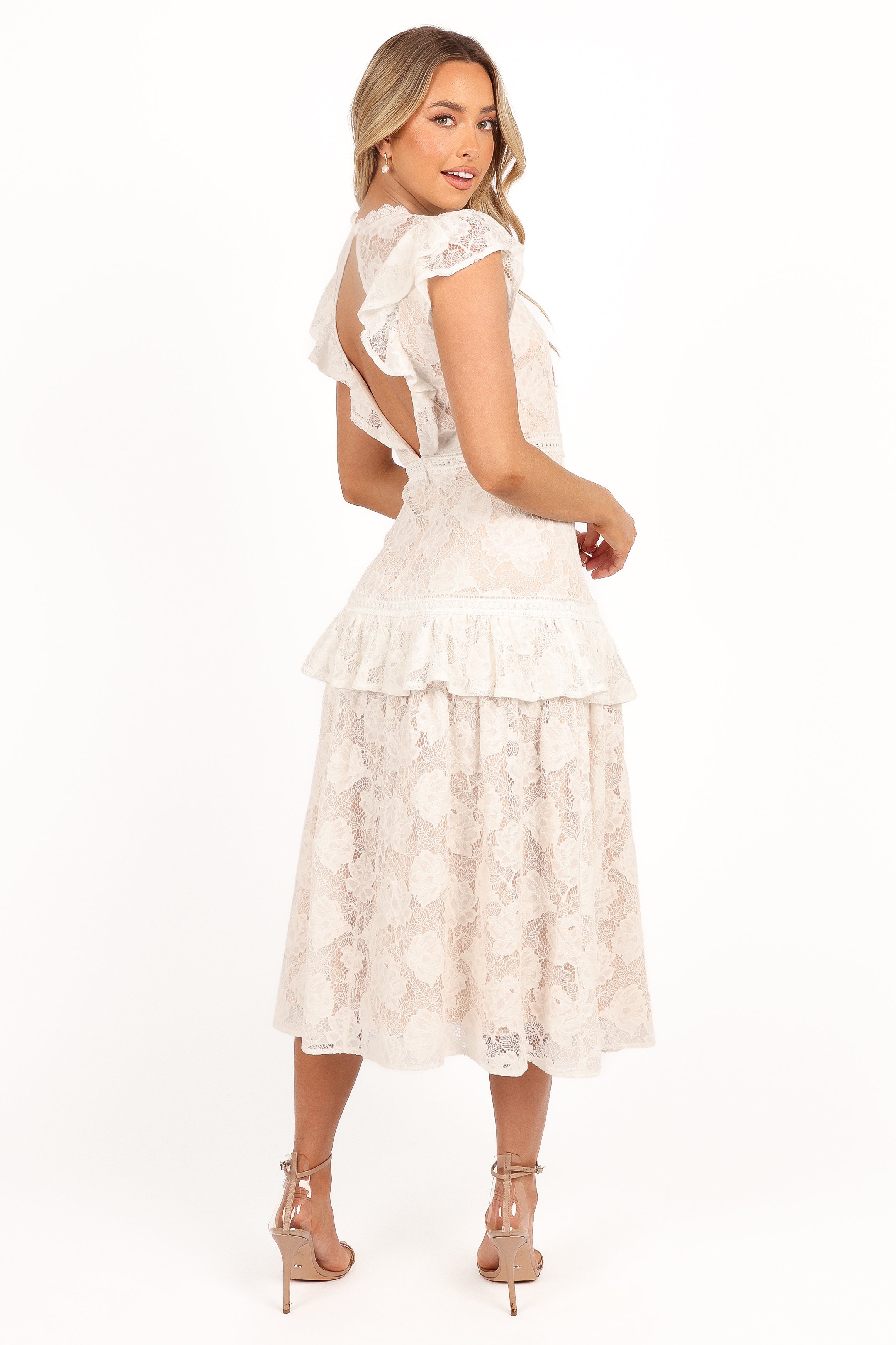 Carol Maxi Dress - White-Aur Fashion