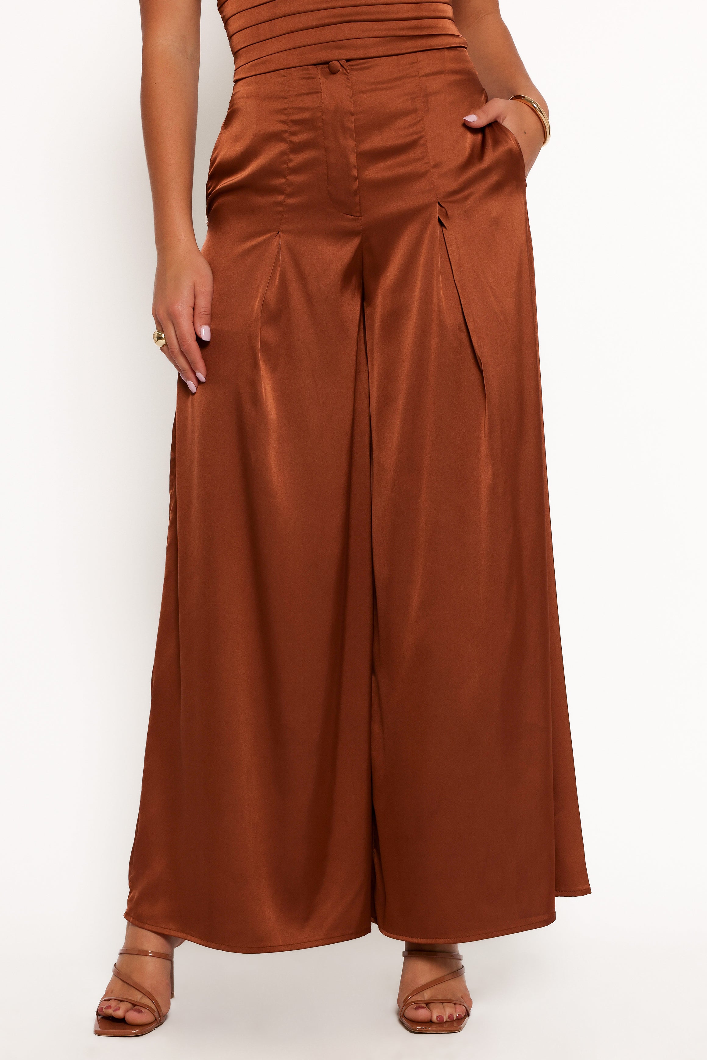 Cassie Two Piece Set - Bronze-Aur Fashion