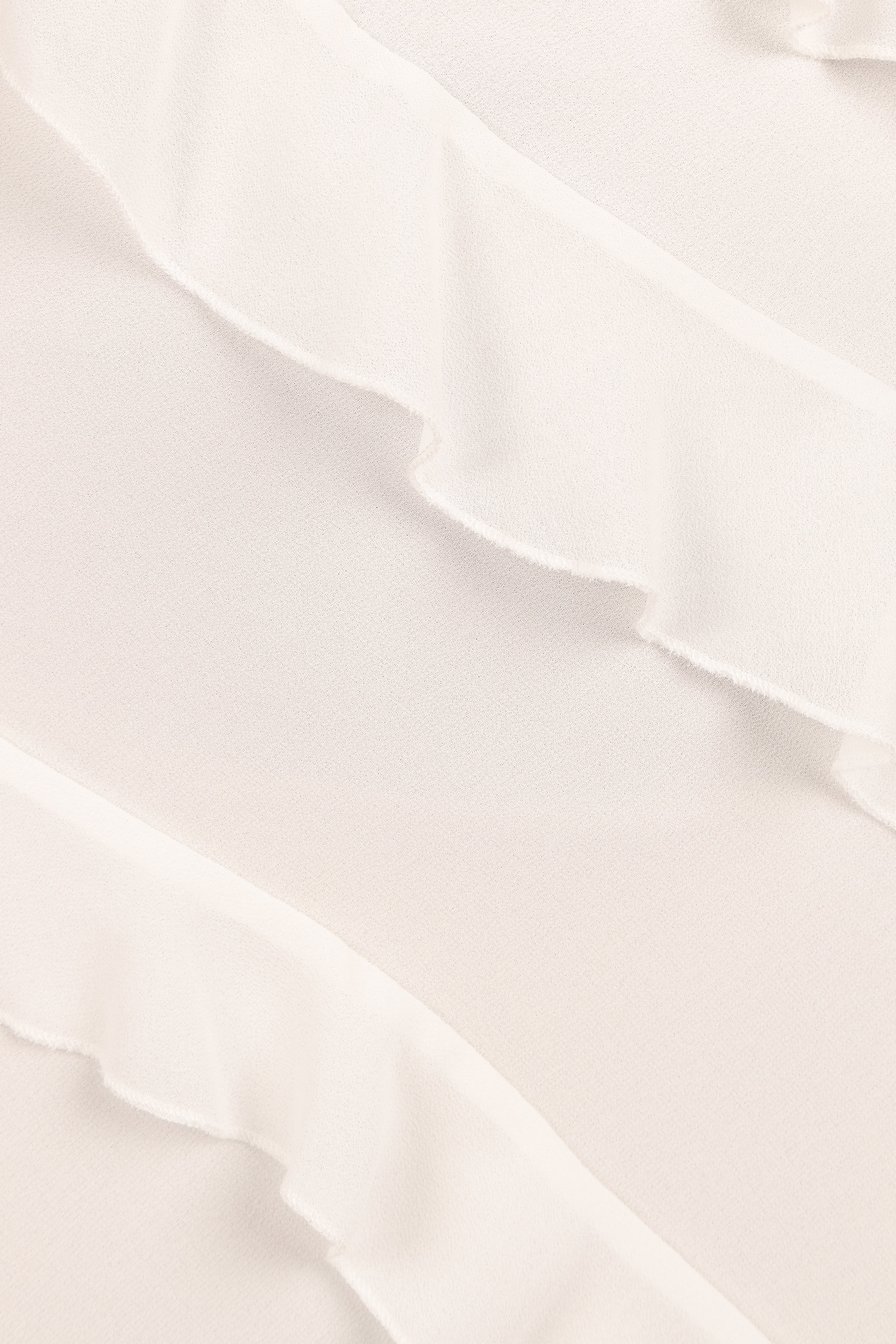 Ciao Ruffles Maxi Dress - Cloud White-Aur Fashion