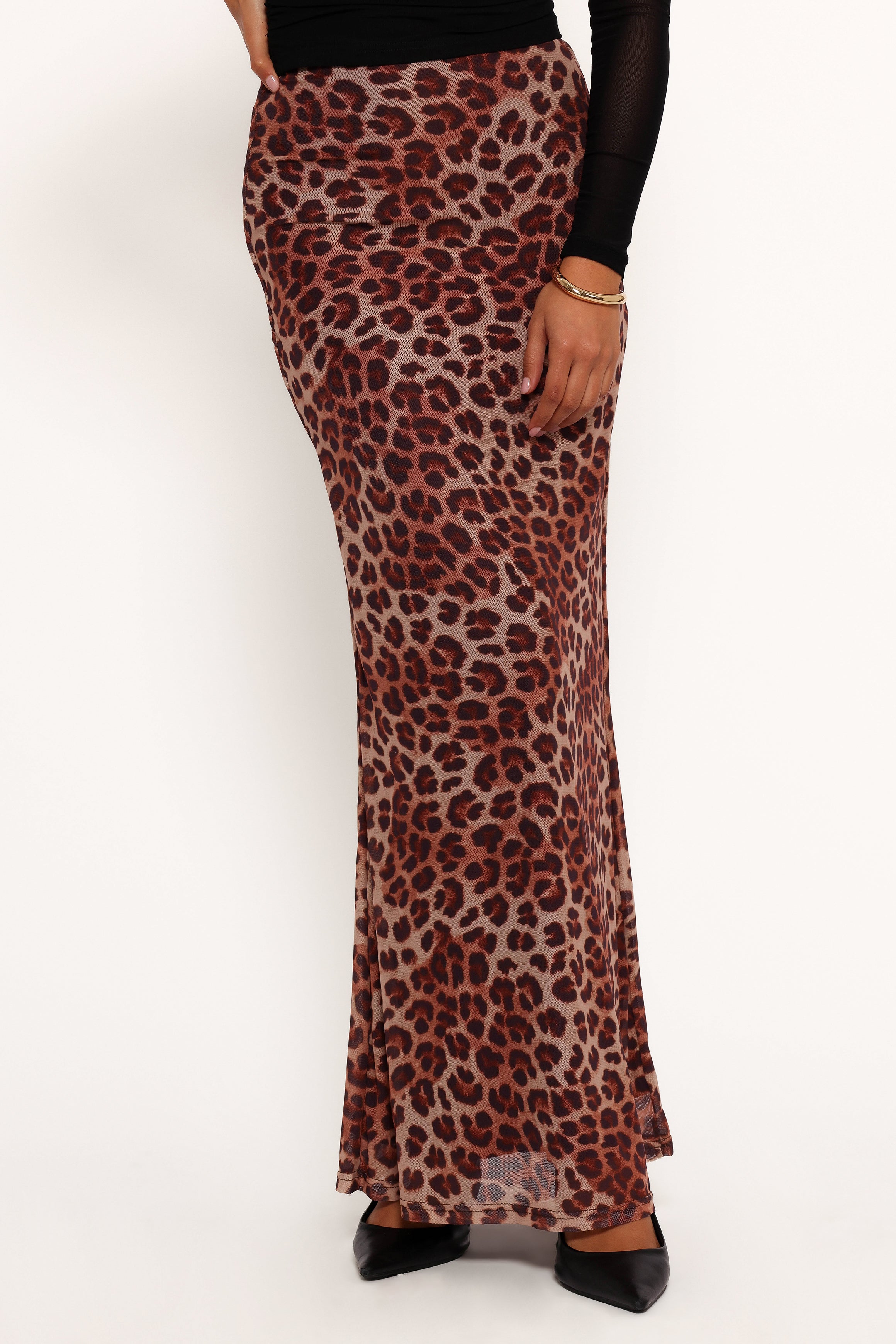 Cici Maxi Skirt - Leopard-Aur Fashion