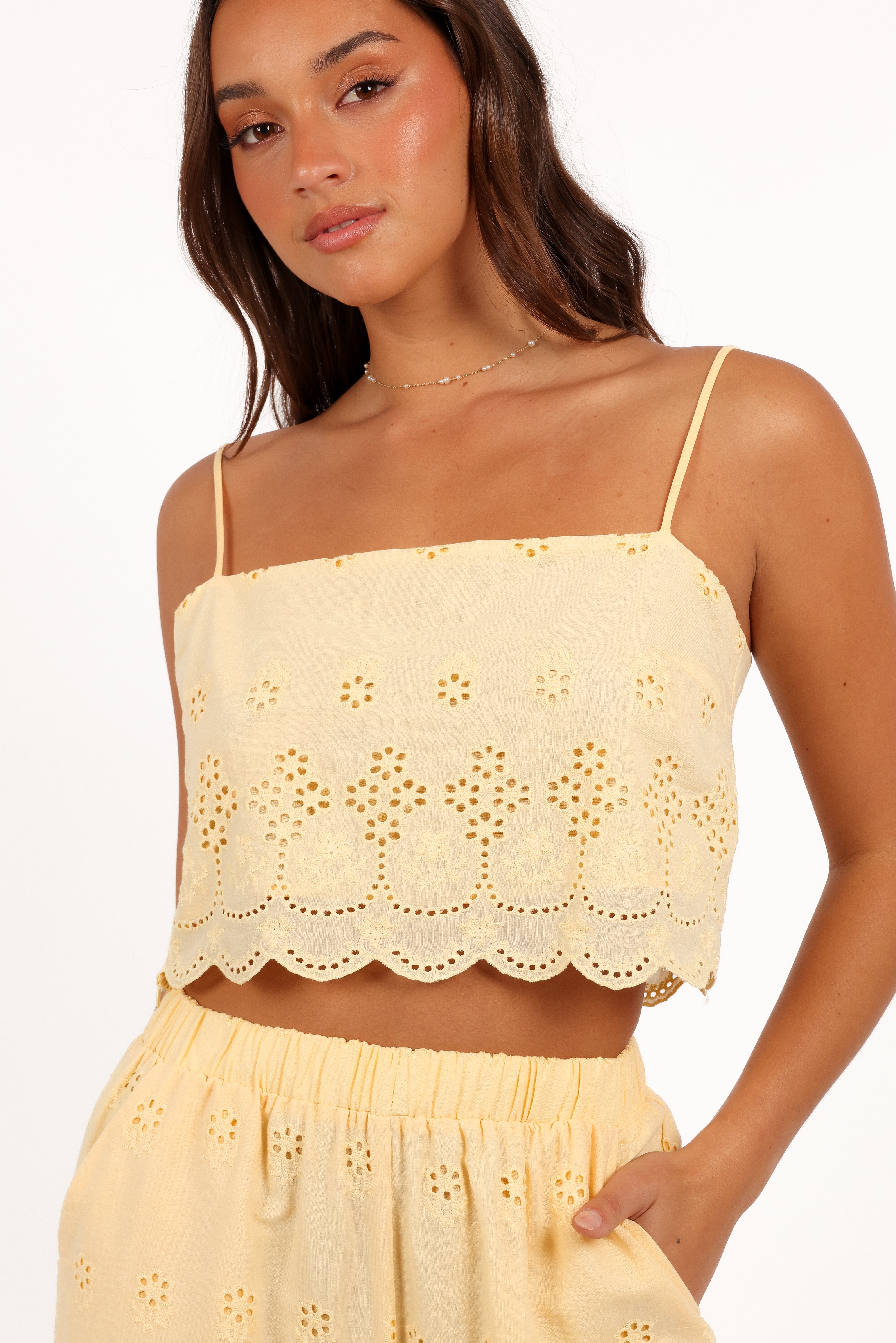 Clementine Pant Set - Honeysuckle Yellow-Aur Fashion