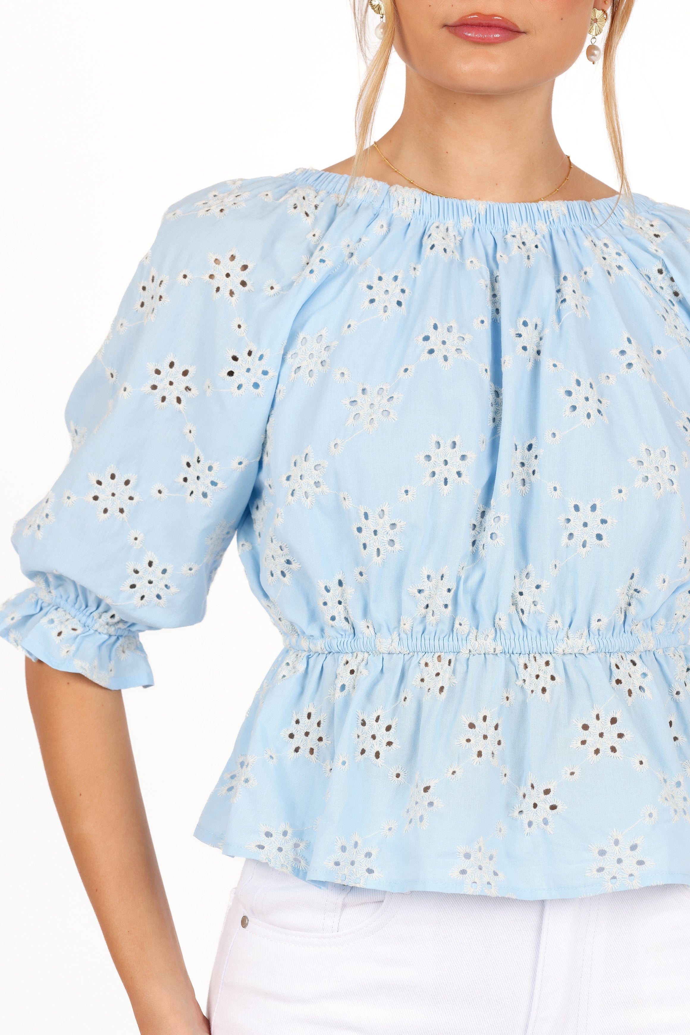 Cristiana Top - Sky-Aur Fashion