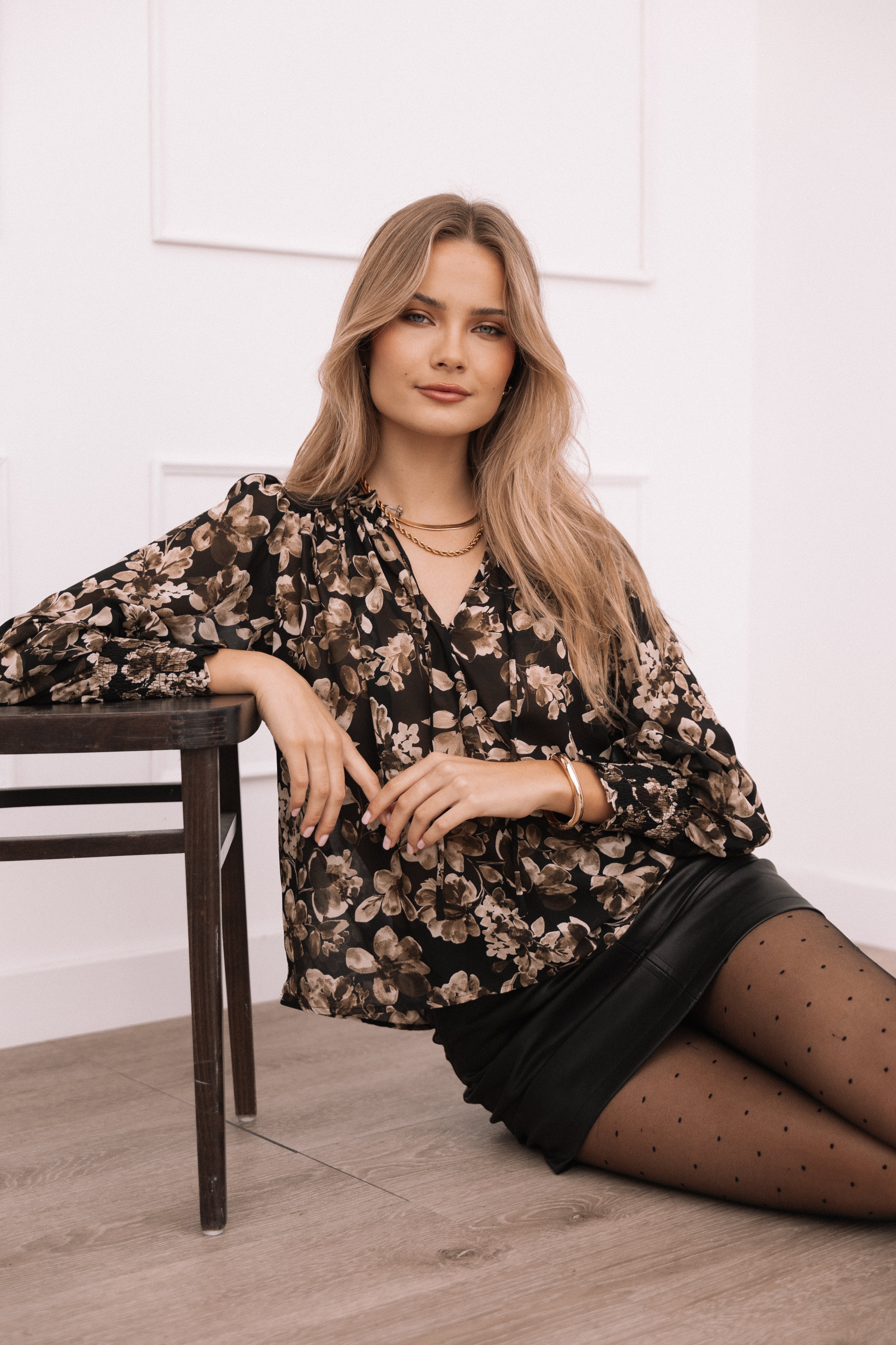 Daphne Top - Midnight Taupe-Aur Fashion