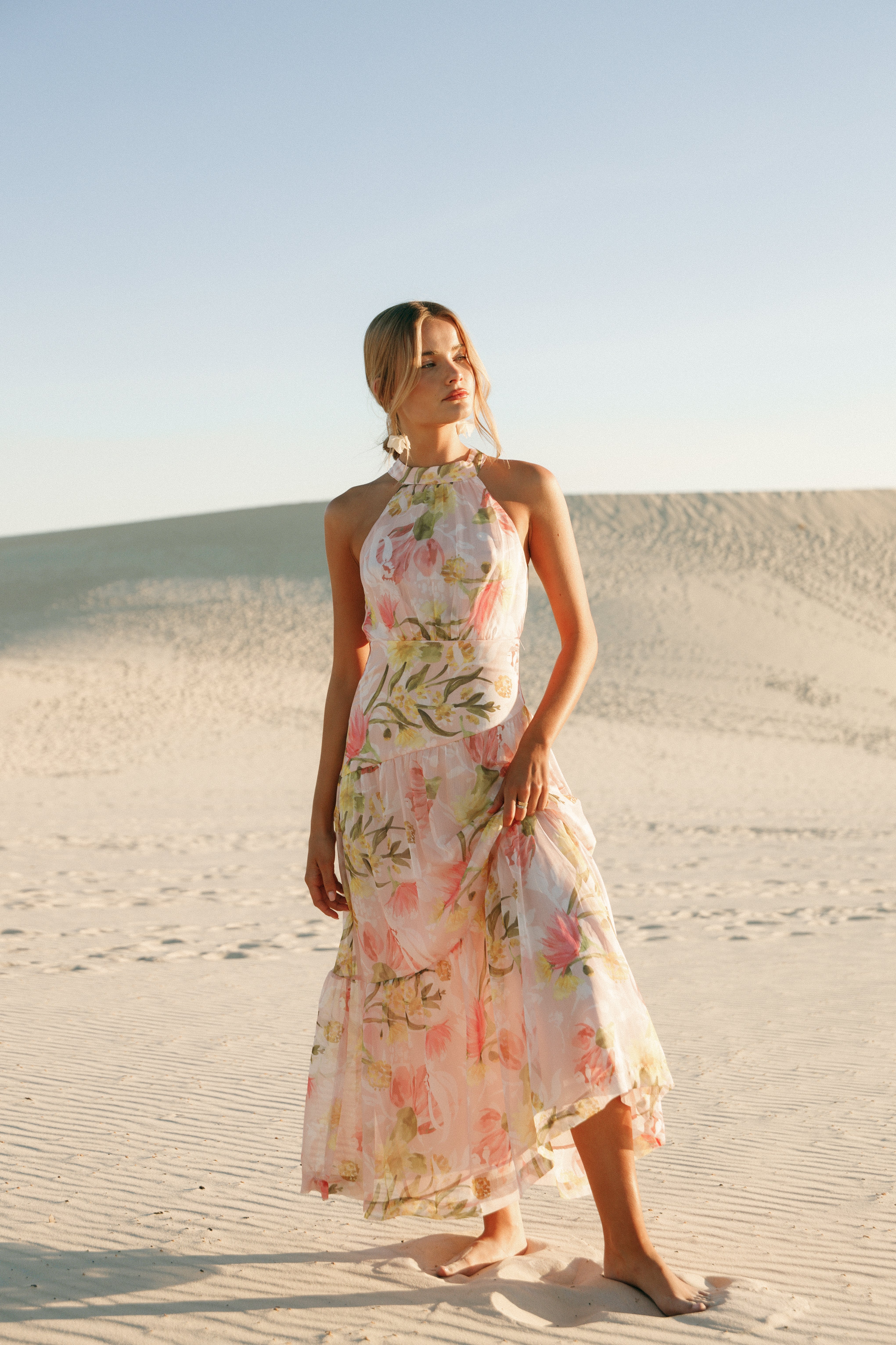 Eden Maxi Dress - Acacia Blossom-Aur Fashion