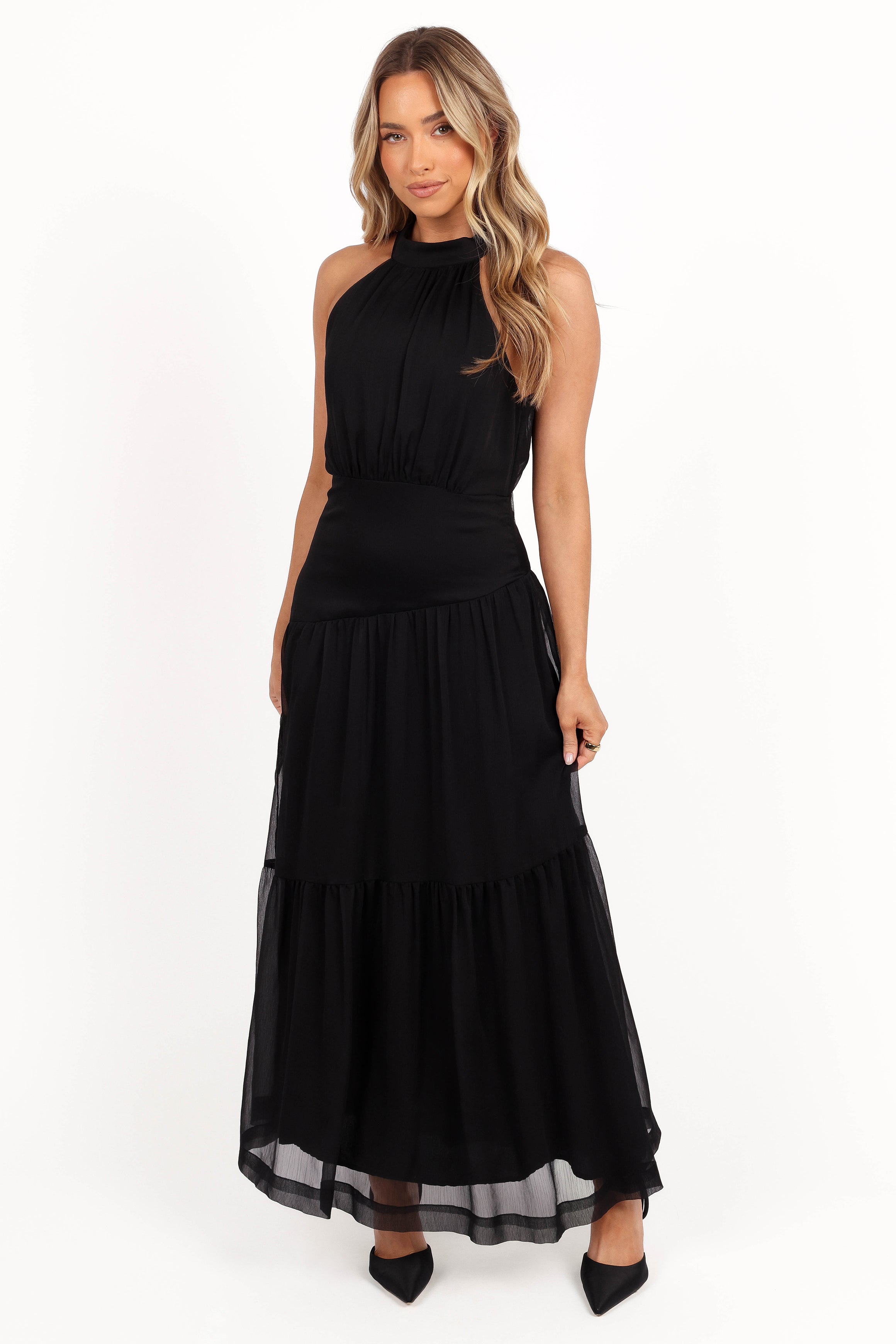 Eden Maxi Dress - Black-Aur Fashion