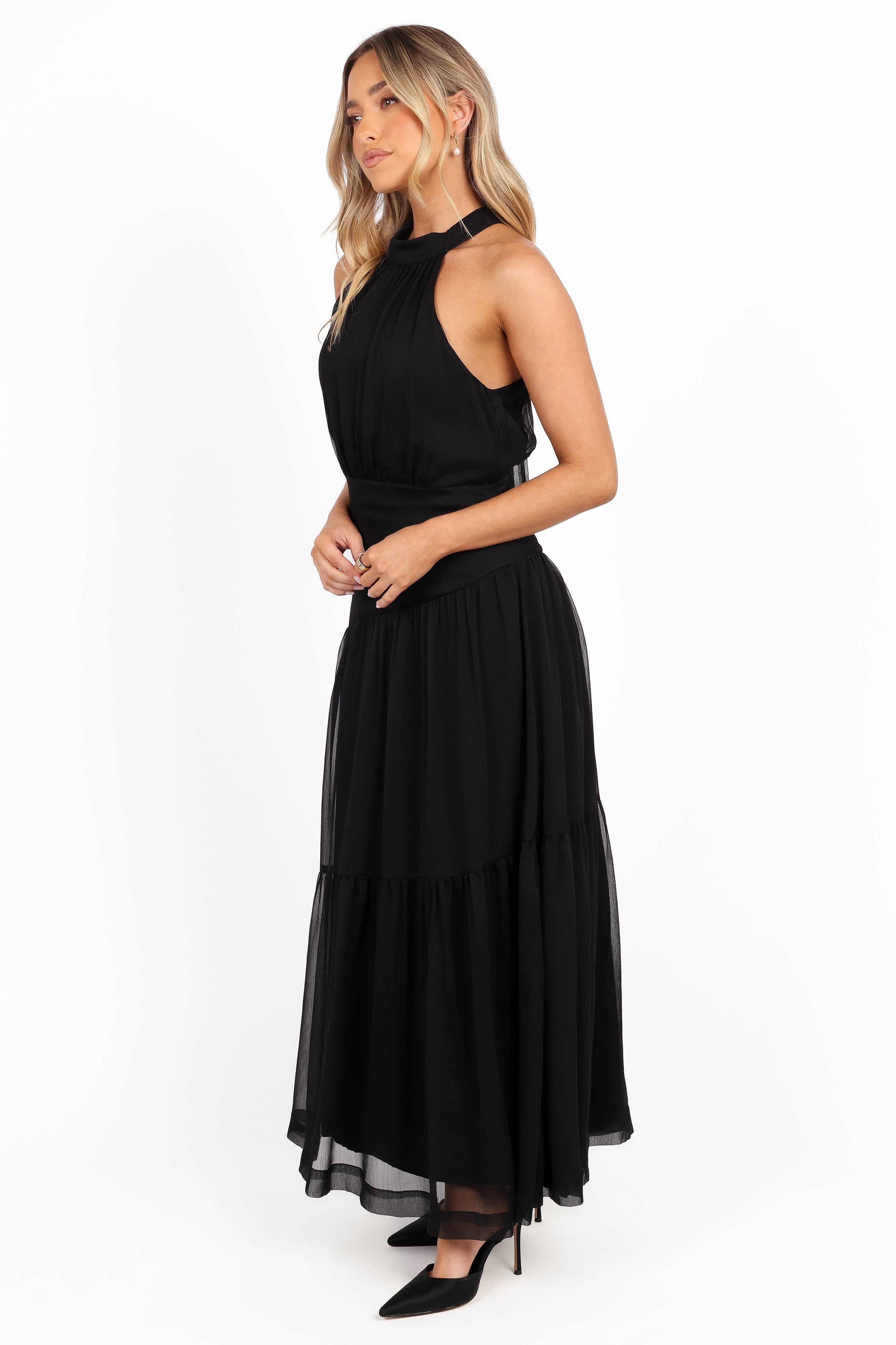 Eden Maxi Dress - Black-Aur Fashion