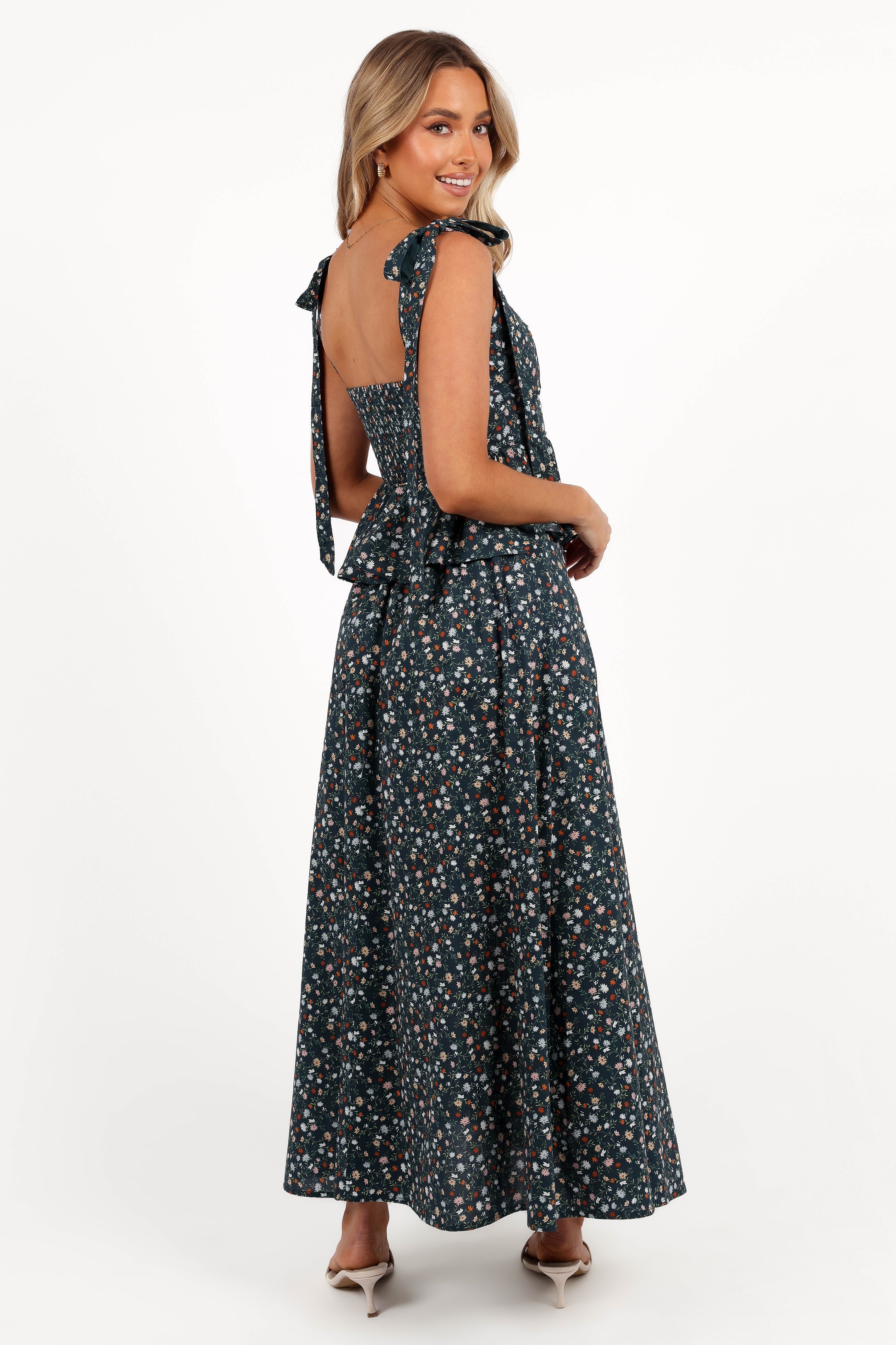 Eden Two Piece Set - Hunter Green-Aur Fashion