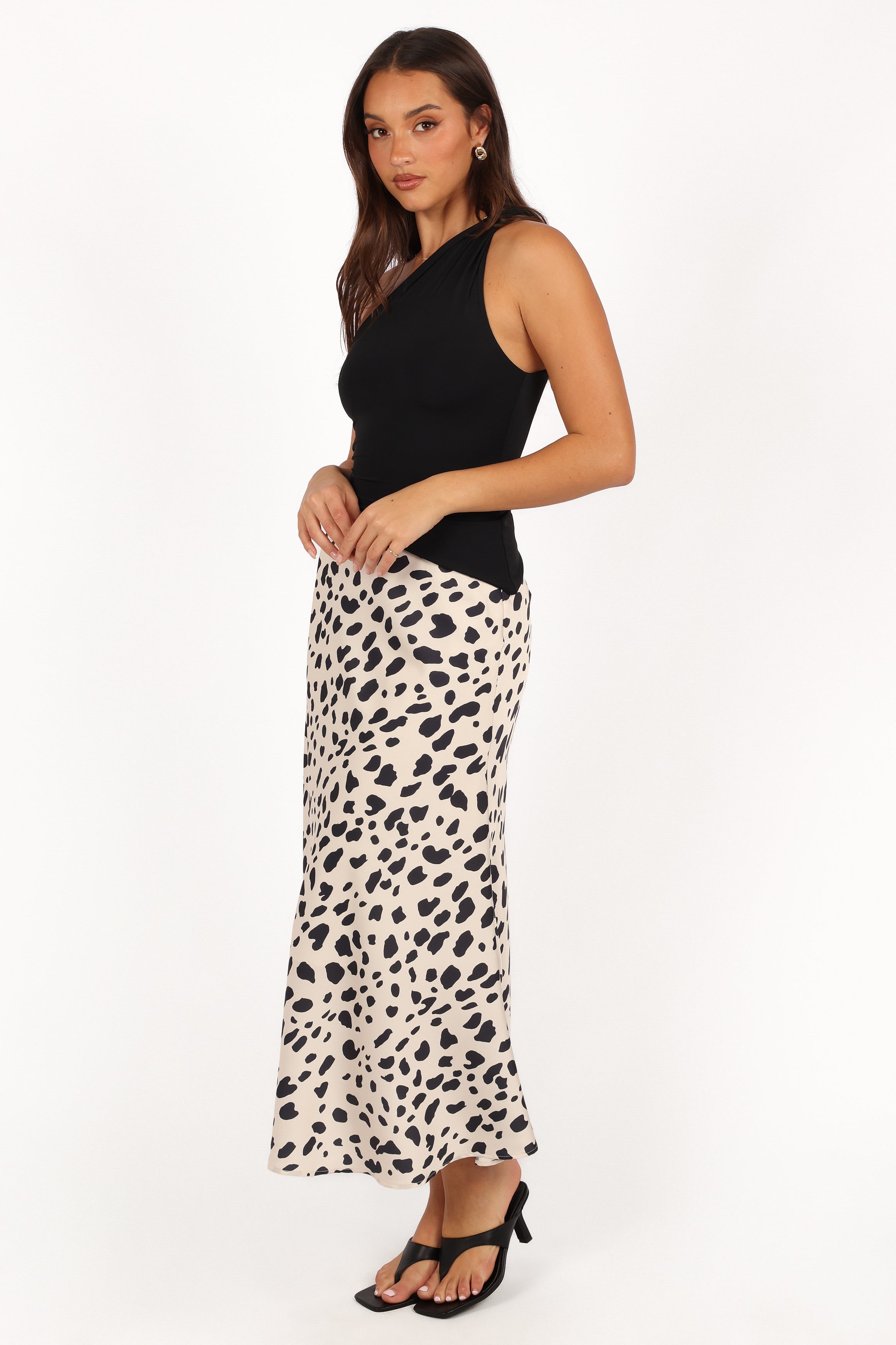 Eliza Midi Skirt - Animal-Aur Fashion