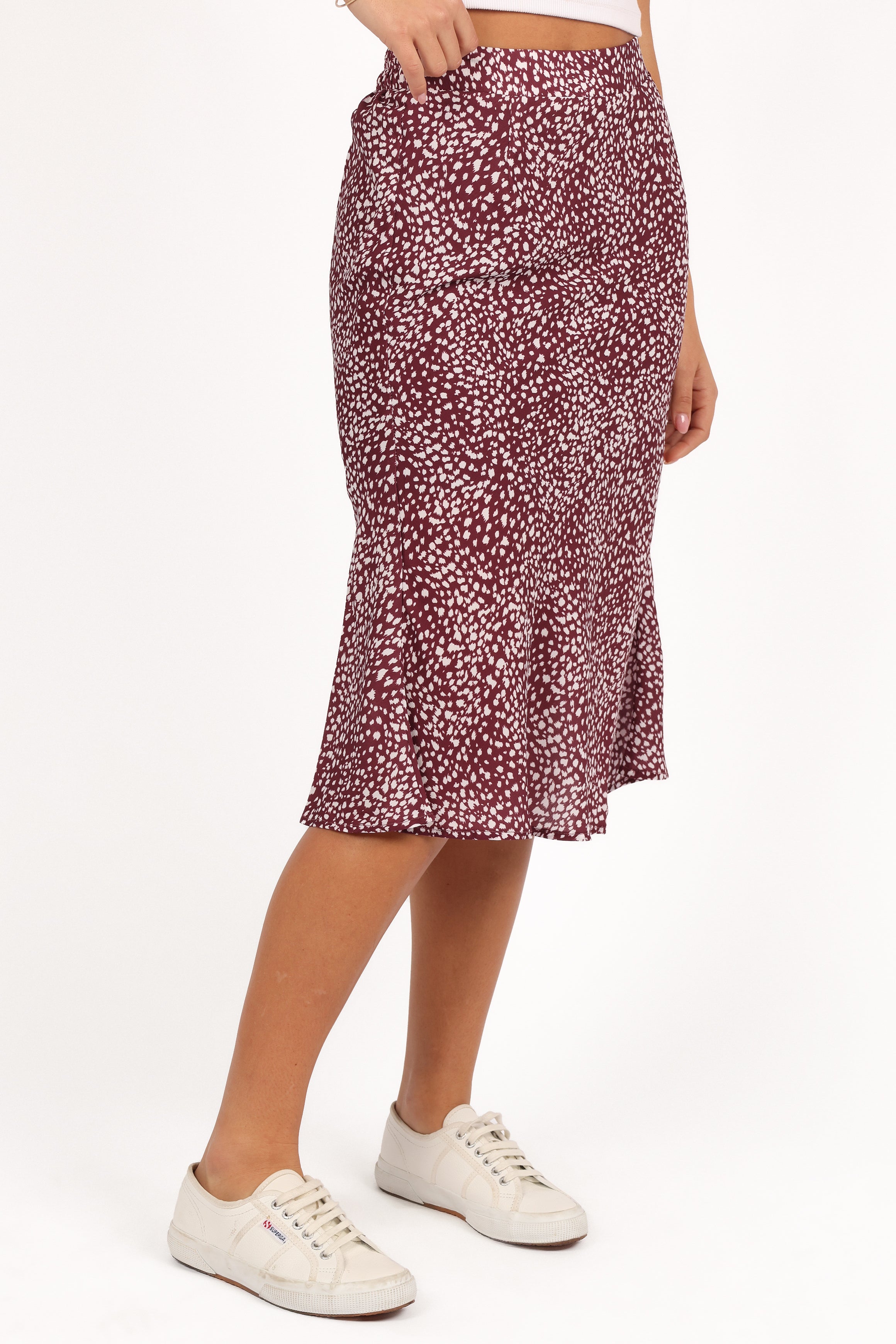 Falco Skirt - Burgundy-Aur Fashion