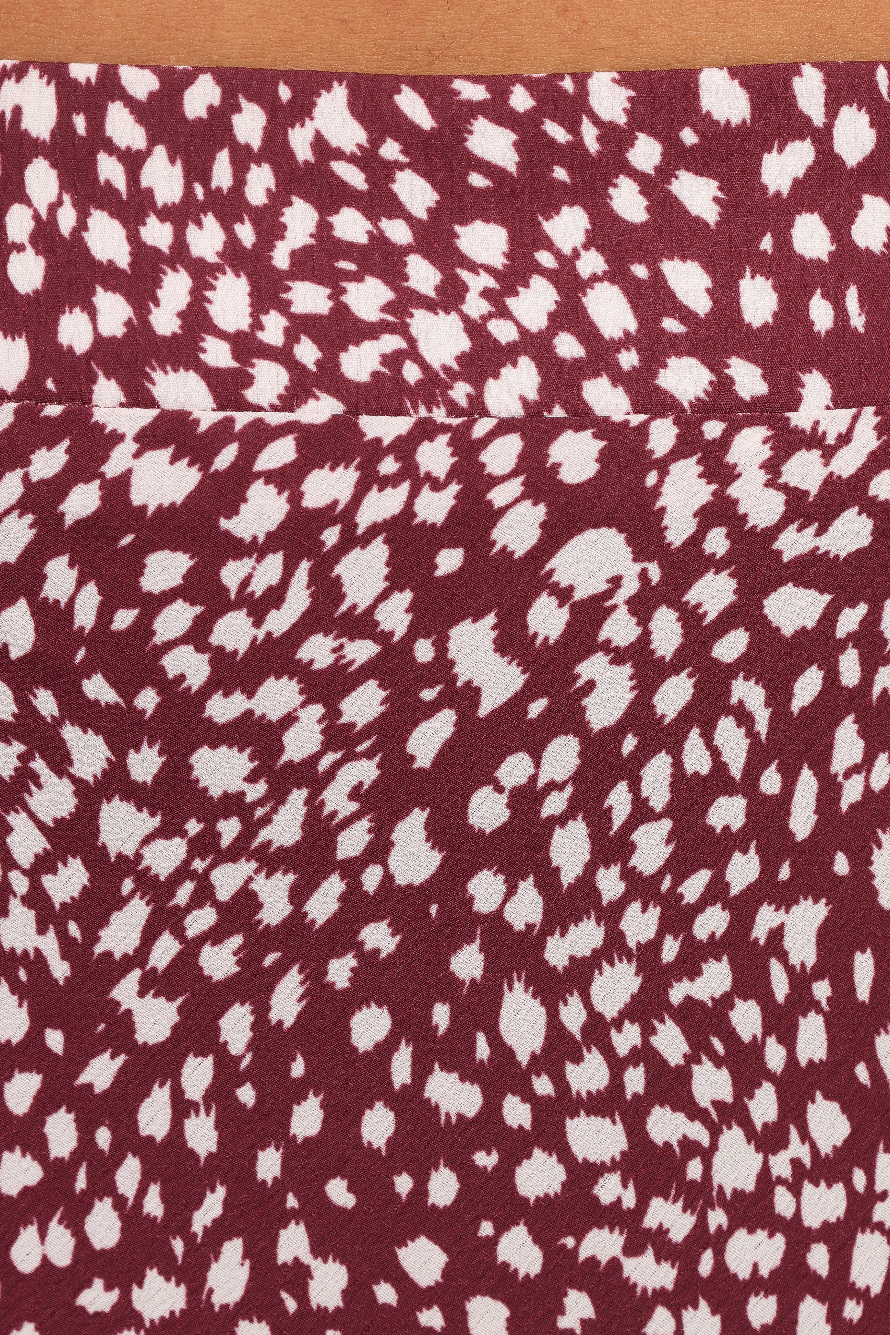 Falco Skirt - Burgundy-Aur Fashion