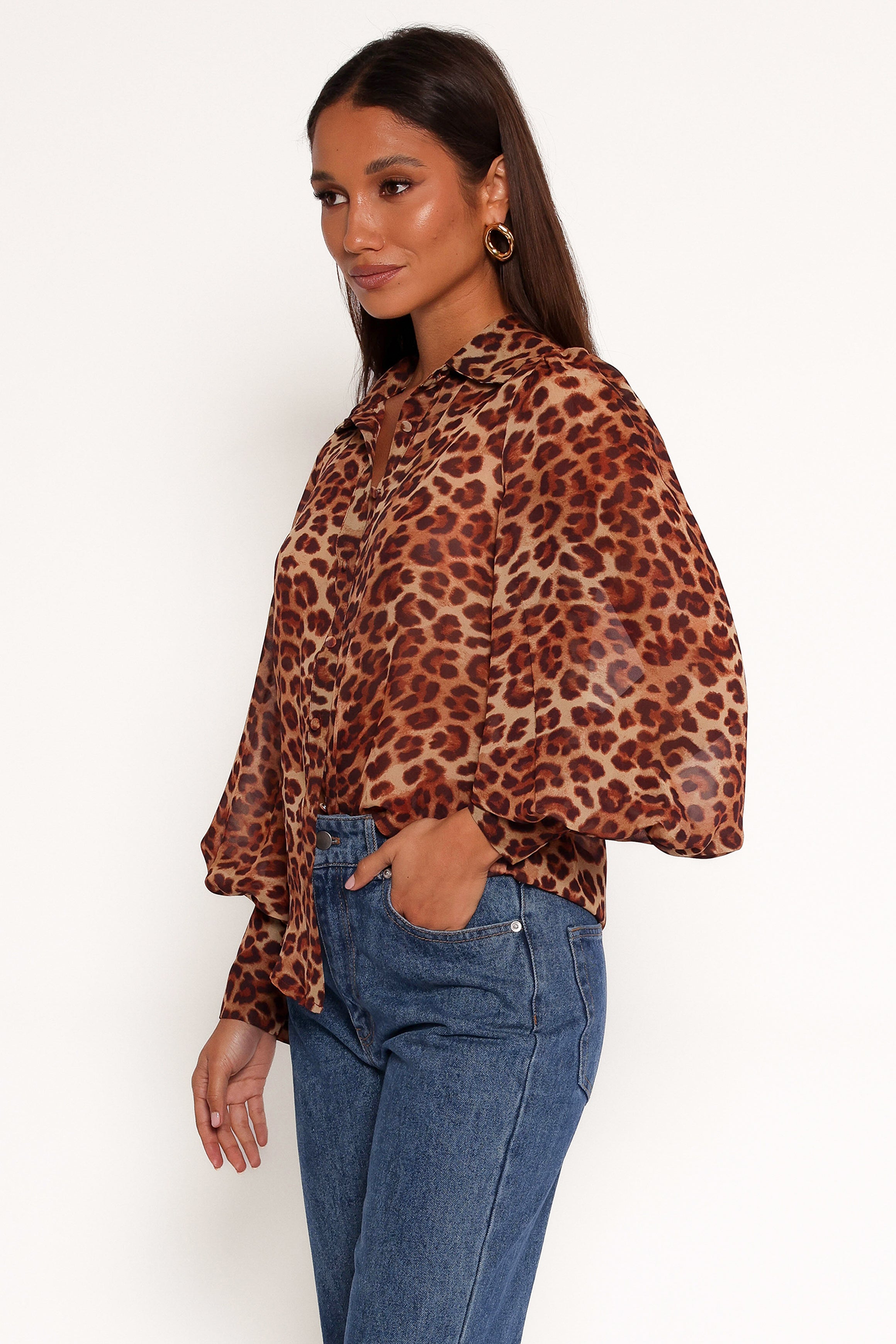 Fleetwood Blouse - Leopard-Aur Fashion