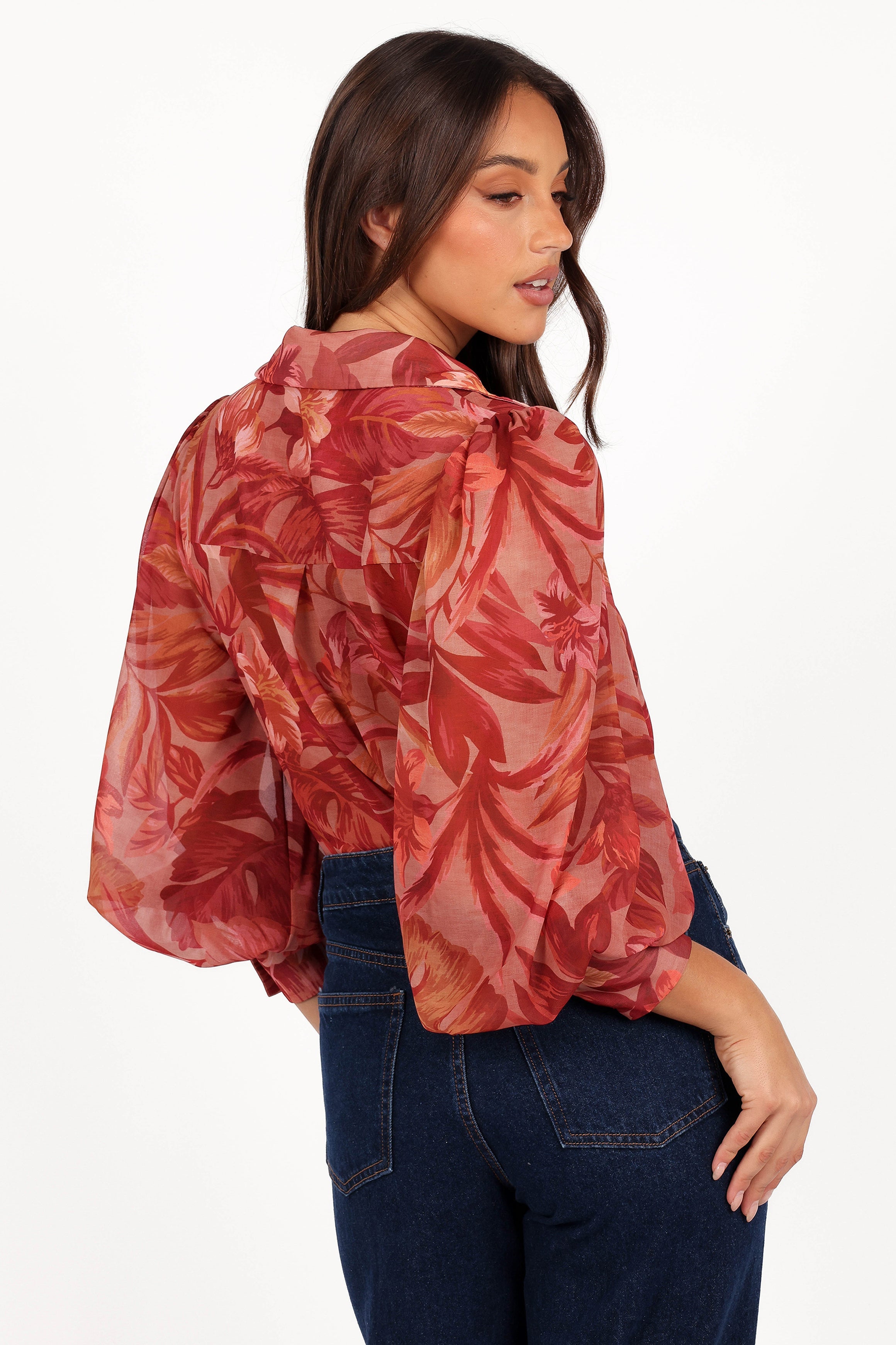 Fleetwood Blouse - Tropics-Aur Fashion
