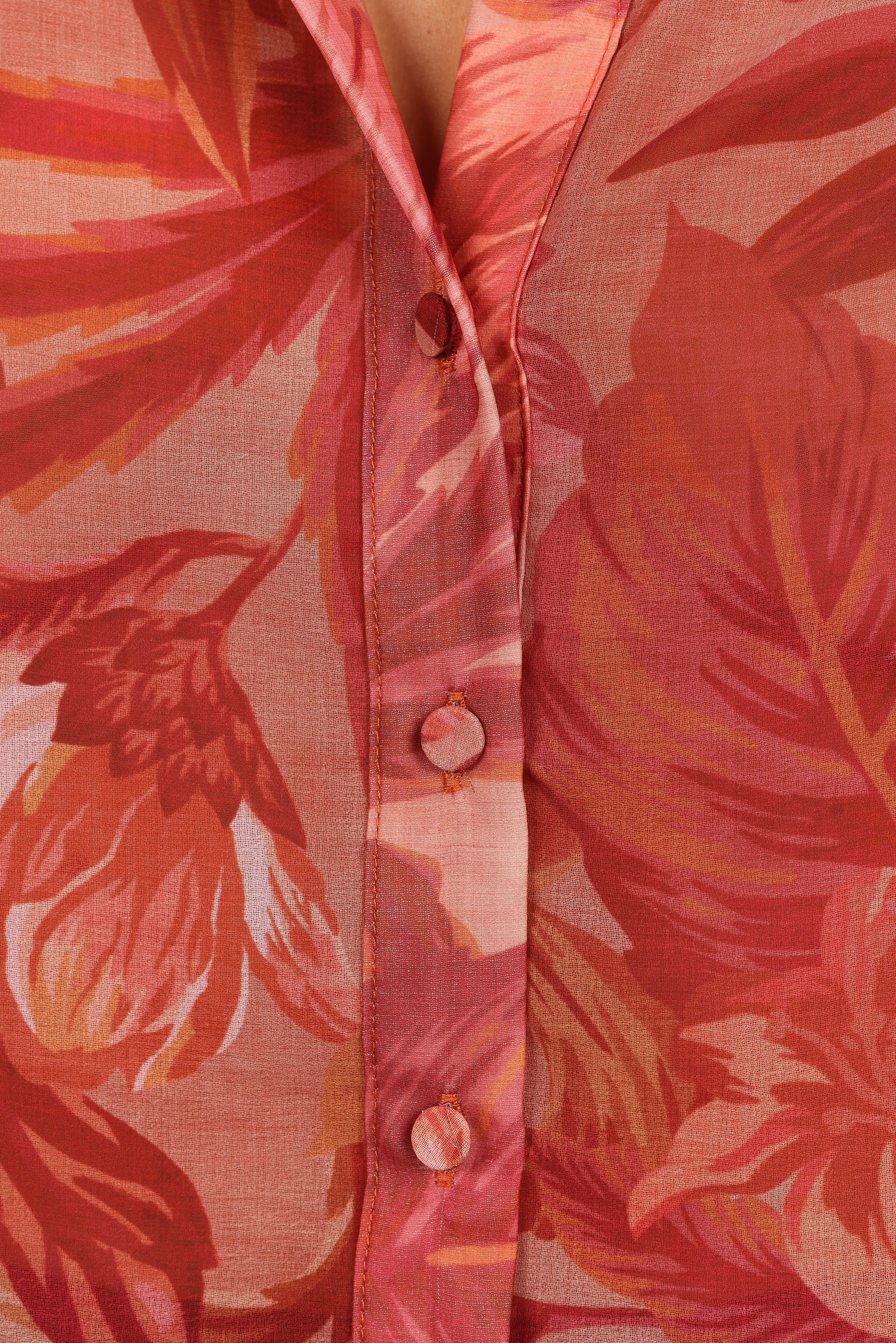 Fleetwood Blouse - Tropics-Aur Fashion