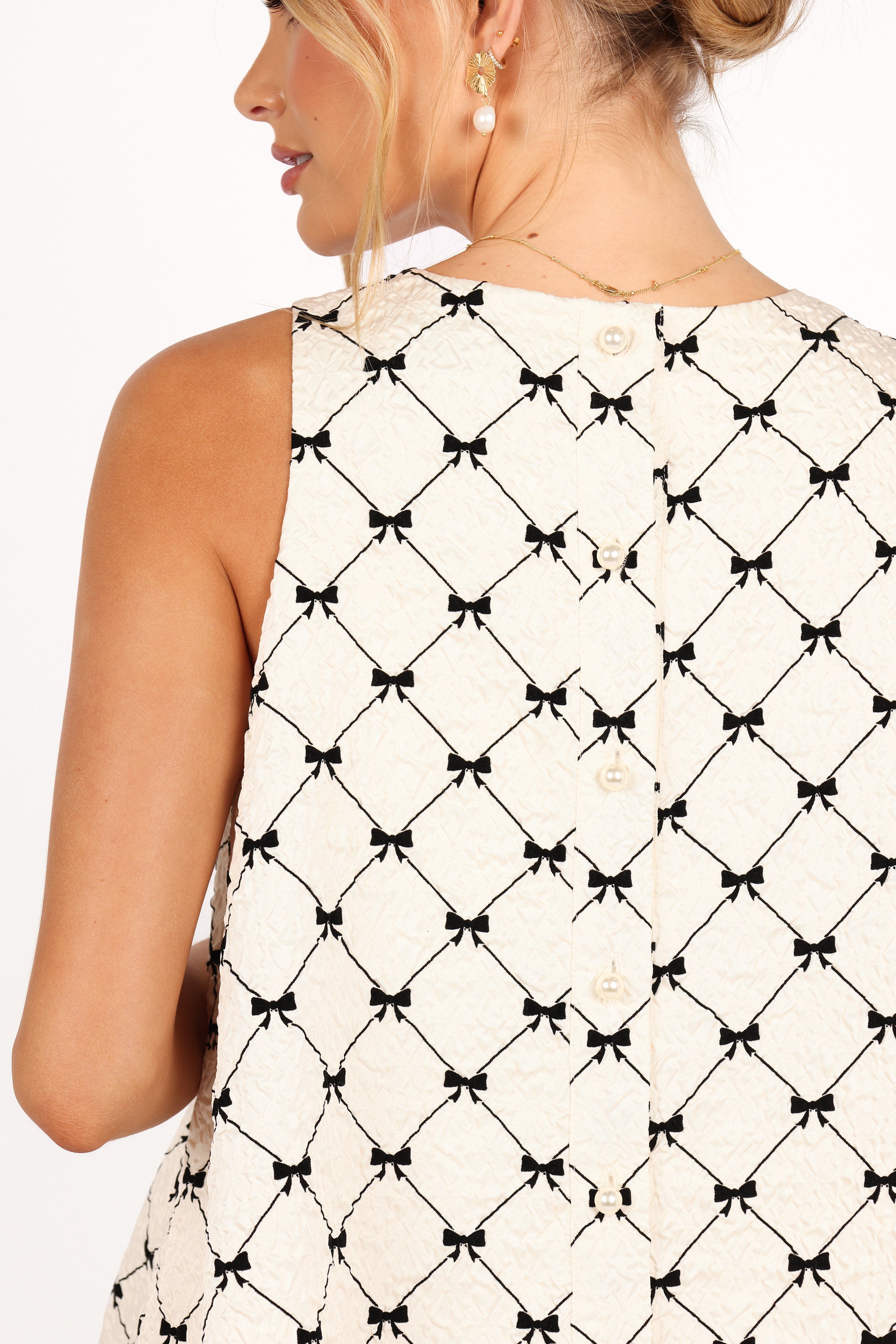 Florence Mini Dress - Cream-Aur Fashion