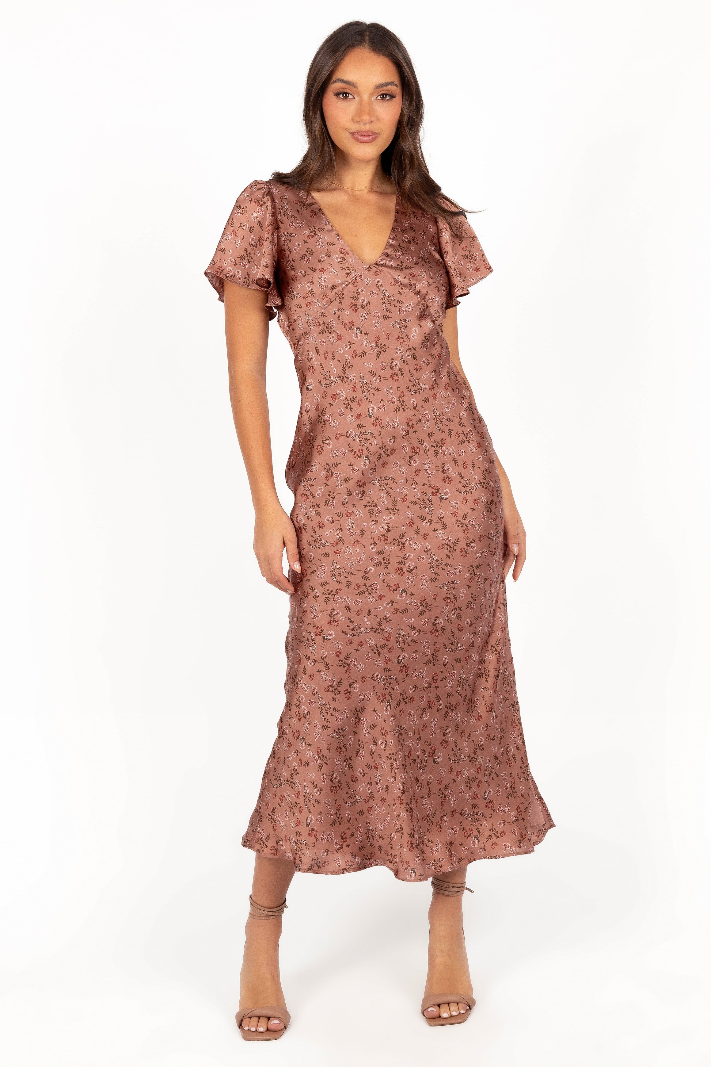 Flossy Maxi Dress - Mauve-Aur Fashion