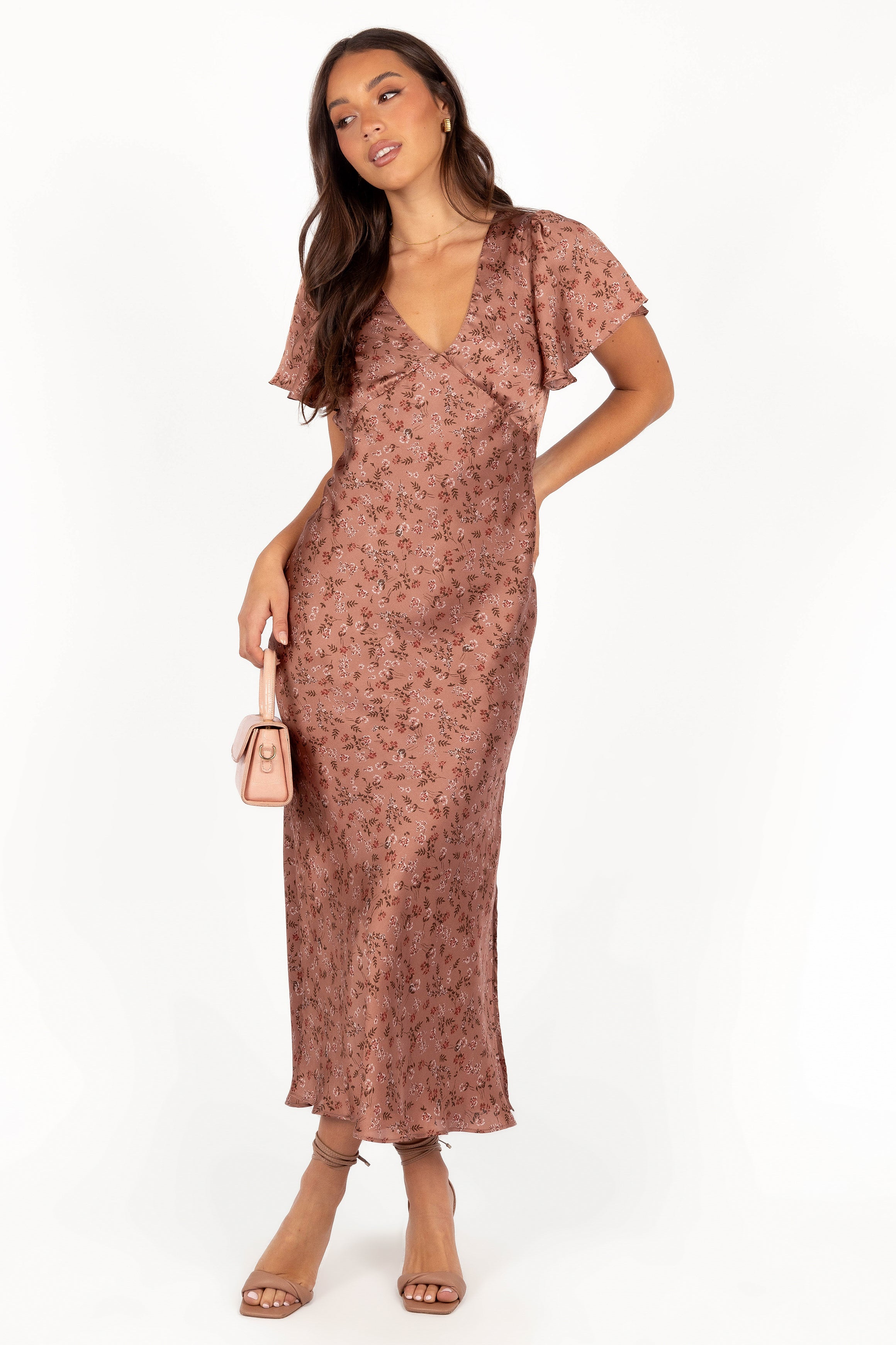 Flossy Maxi Dress - Mauve-Aur Fashion