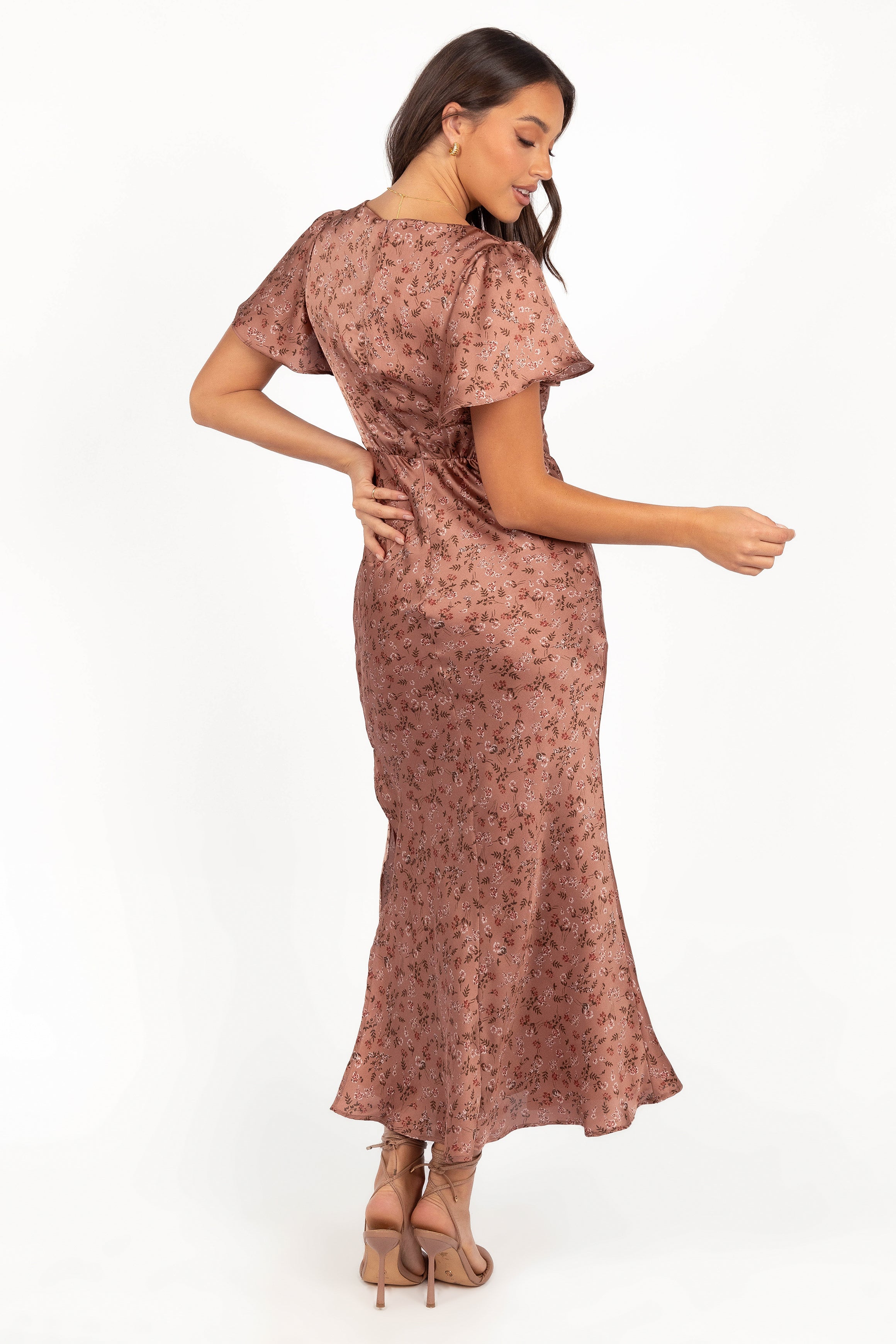 Flossy Maxi Dress - Mauve-Aur Fashion