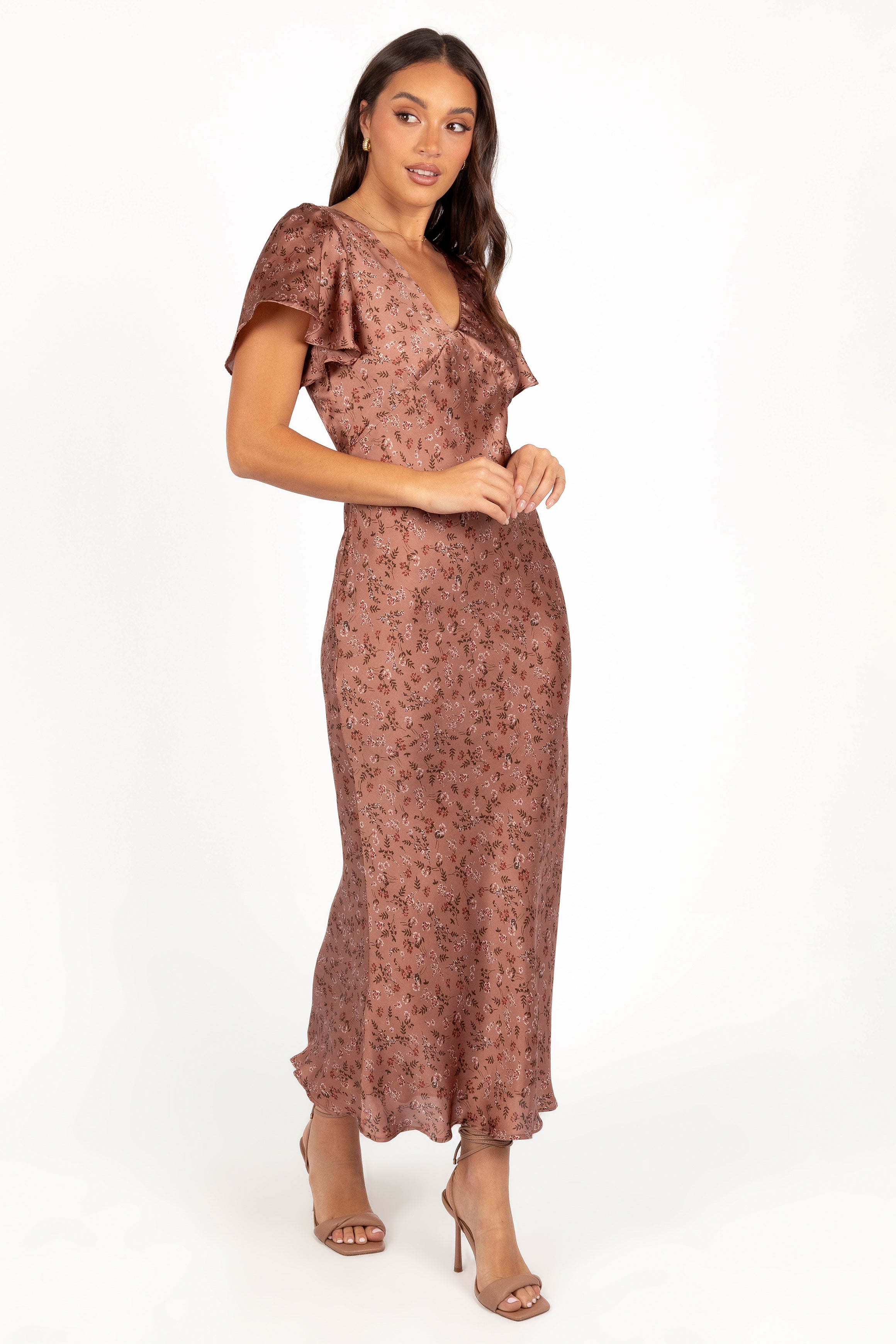 Flossy Maxi Dress - Mauve-Aur Fashion