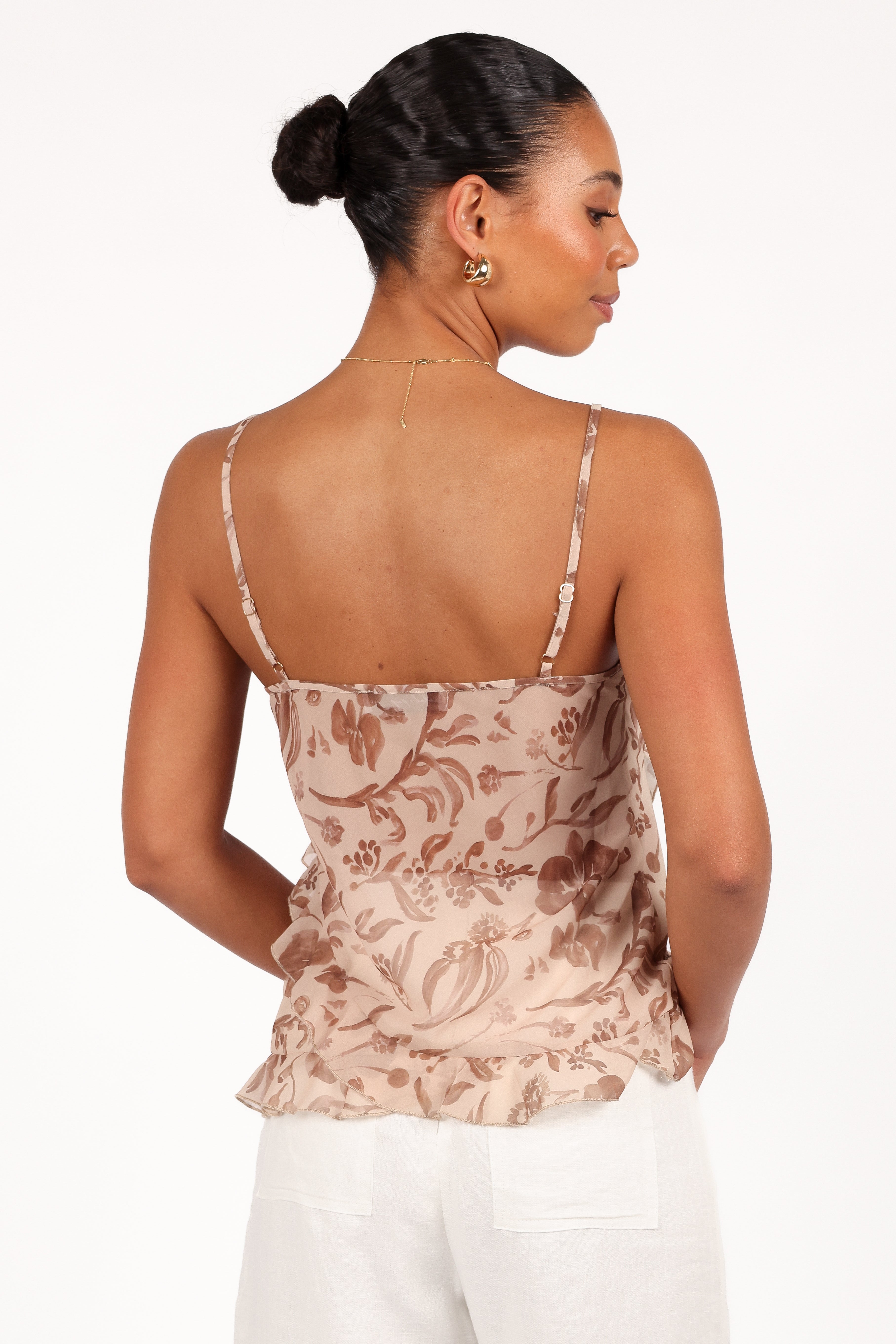 Gabrielle Ruffle Top - Wild Orchid-Aur Fashion