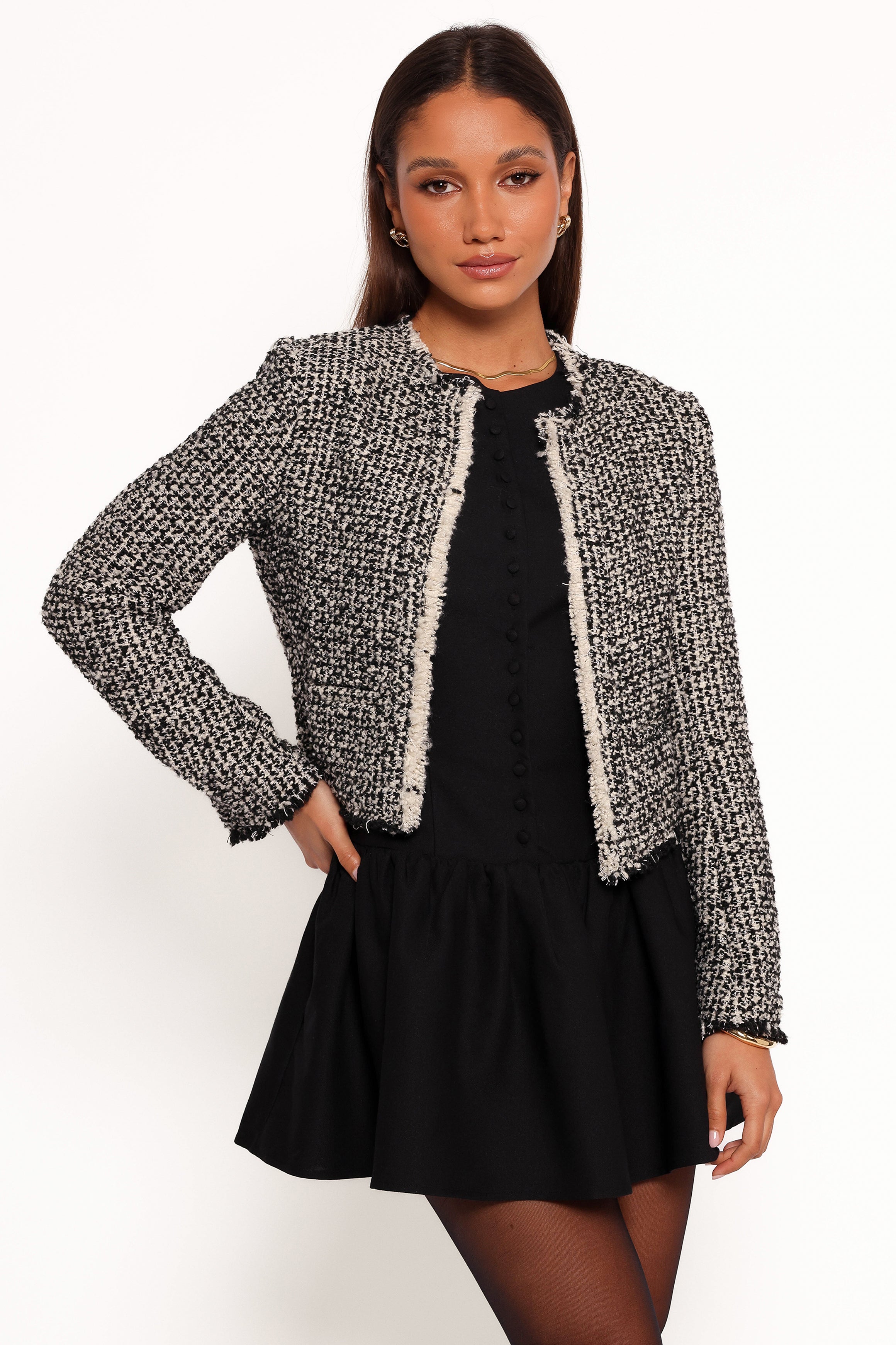 Hart Edge Jacket - Oyster Cream-Aur Fashion