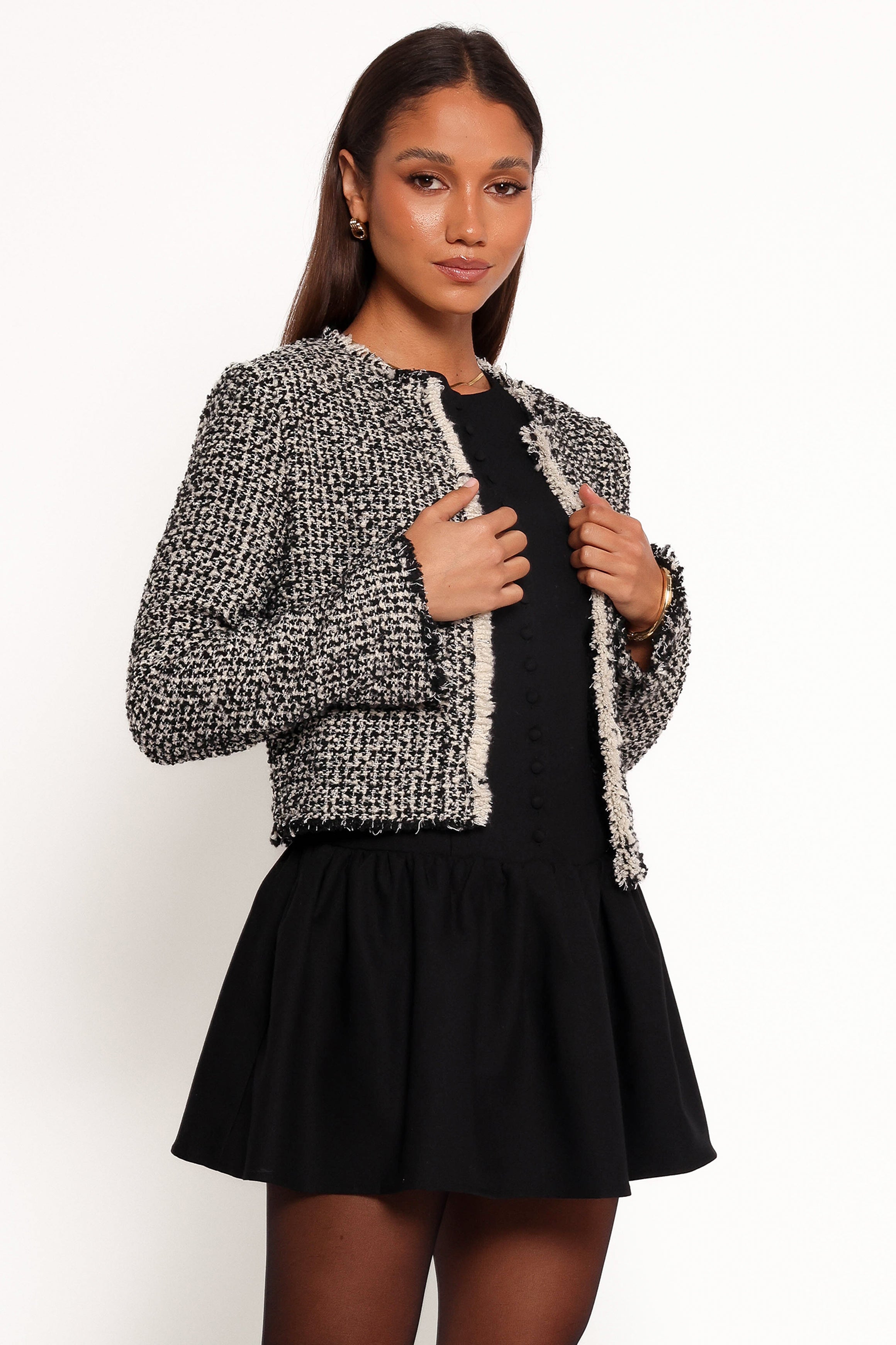 Hart Edge Jacket - Oyster Cream-Aur Fashion