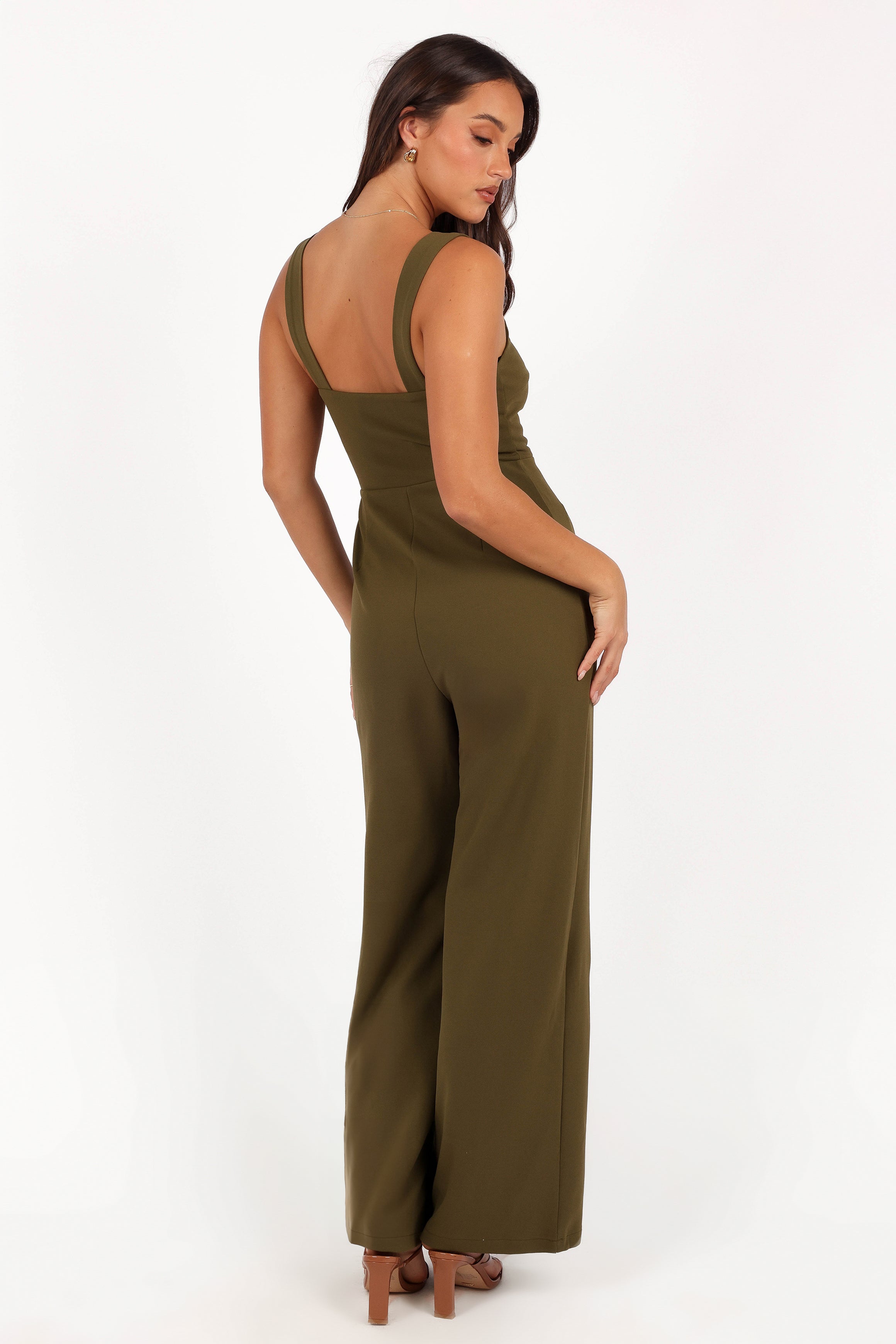 Hyatt Jumpsuit - Olive-Aur Fashion