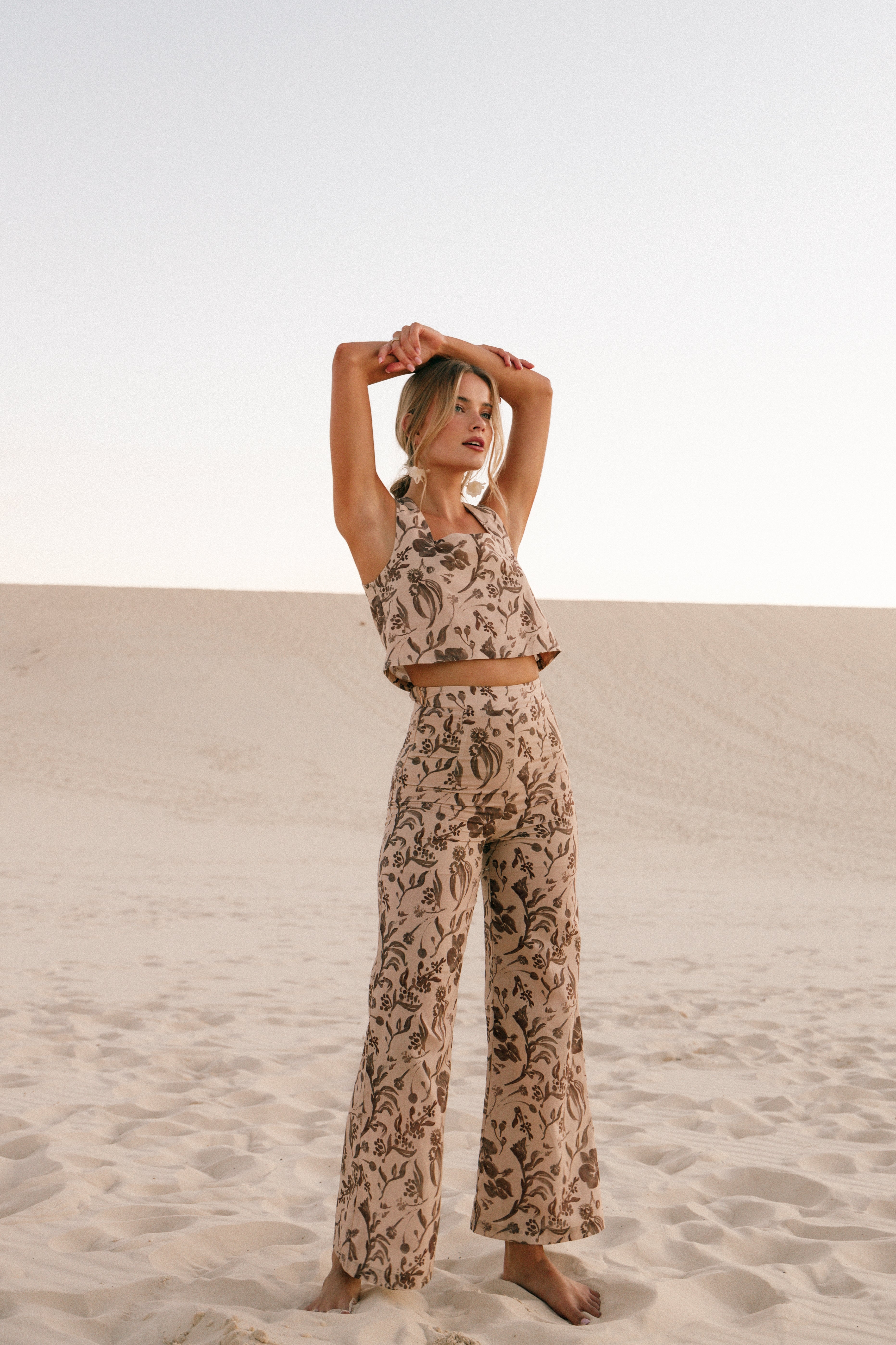 Irina Pant - Wild Orchid-Aur Fashion
