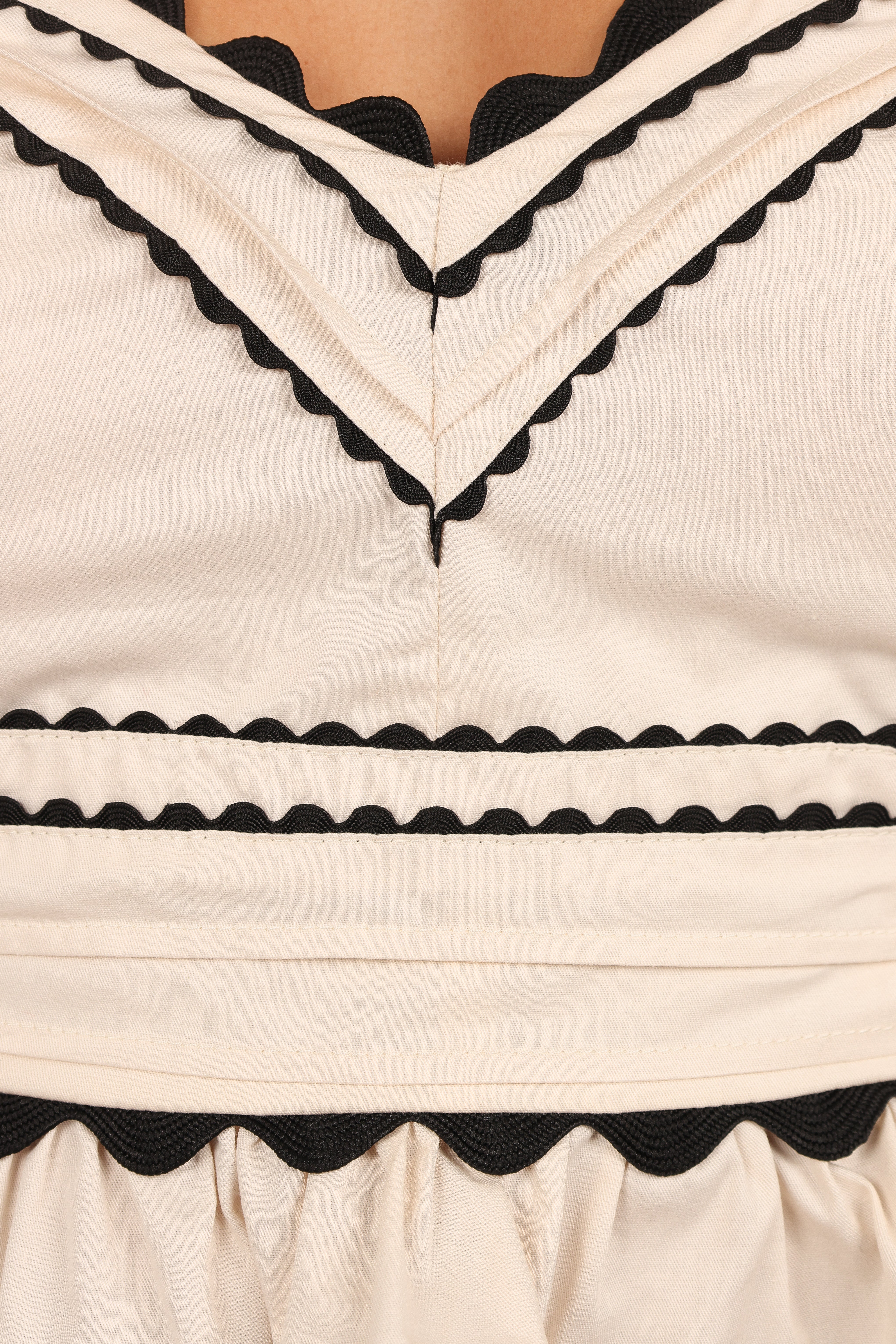 Jeanie Flutter Top - Natural-Aur Fashion